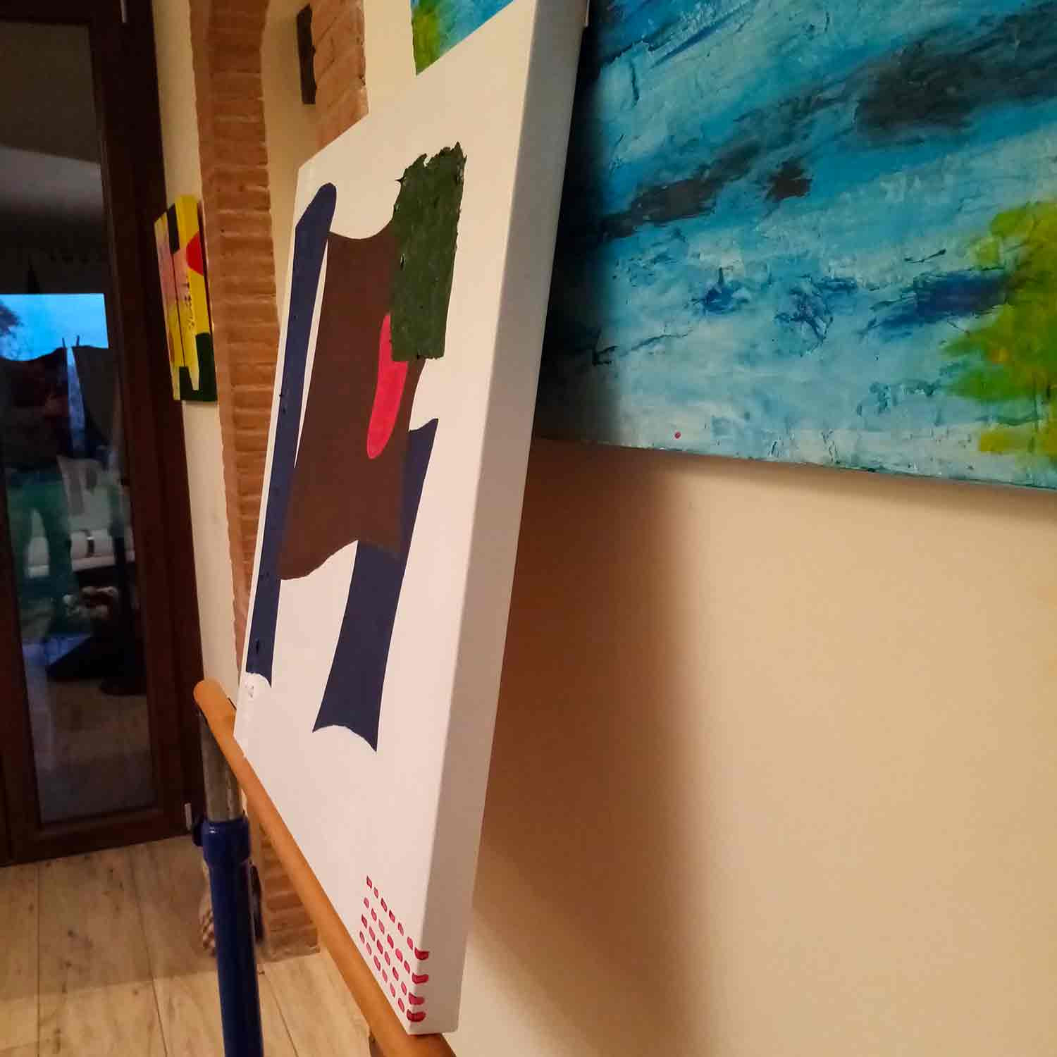 A-Wibaa, Kronos Kairos Aion, painting - Artalistic online contemporary art buying and selling gallery