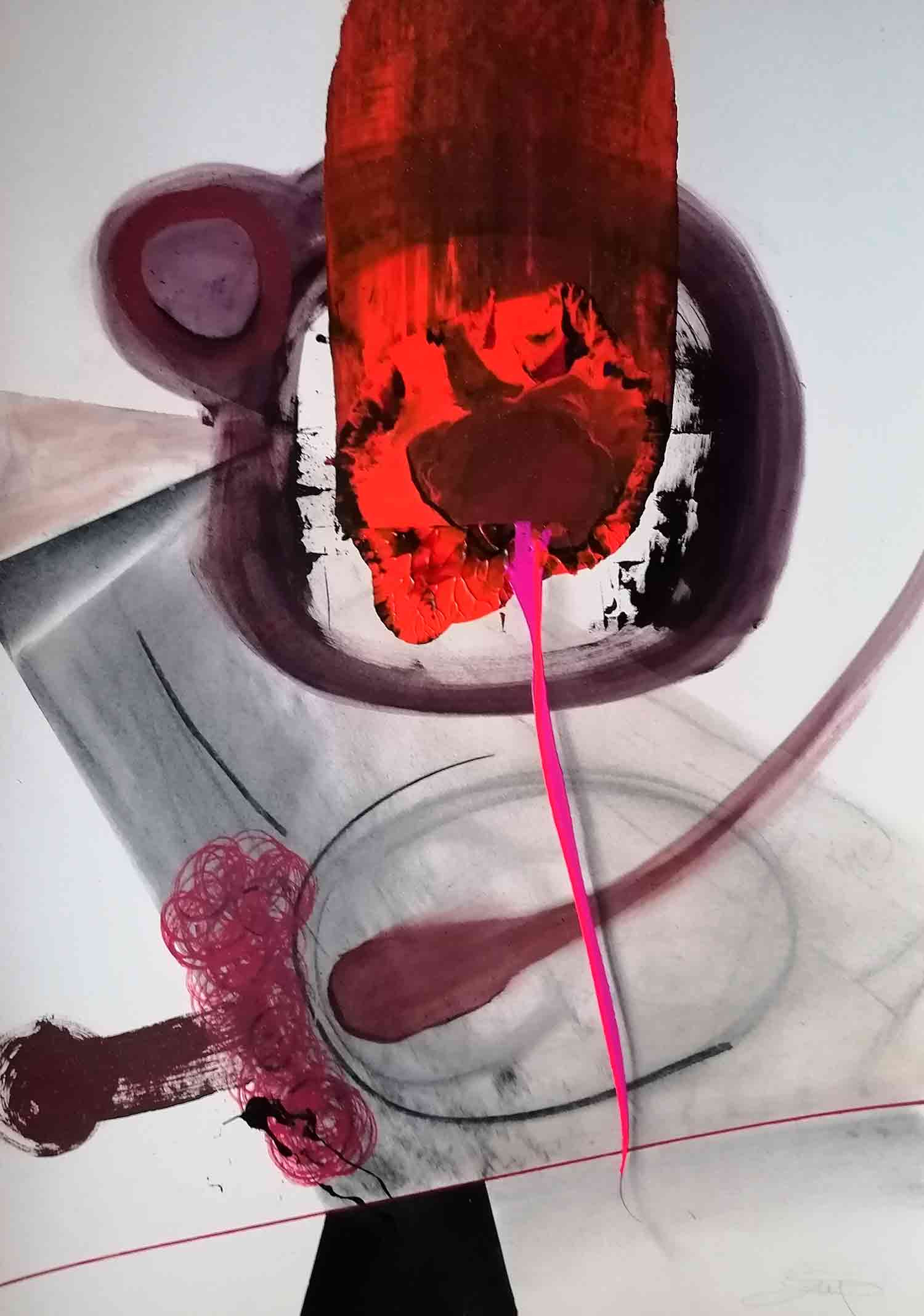 Stefano Mazzolini, Fiorge, painting - Artalistic online contemporary art buying and selling gallery
