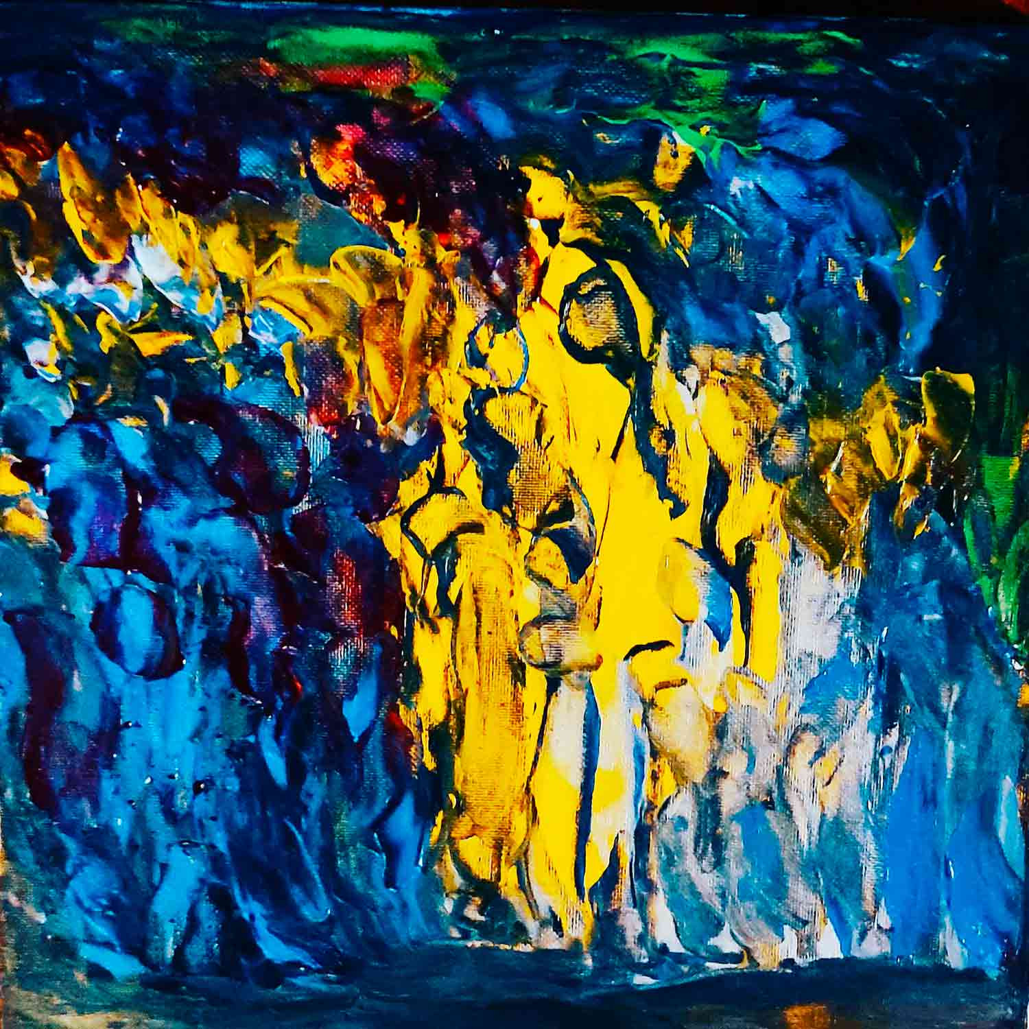 Tissa, Westward Exodes, painting - Artalistic online contemporary art buying and selling gallery