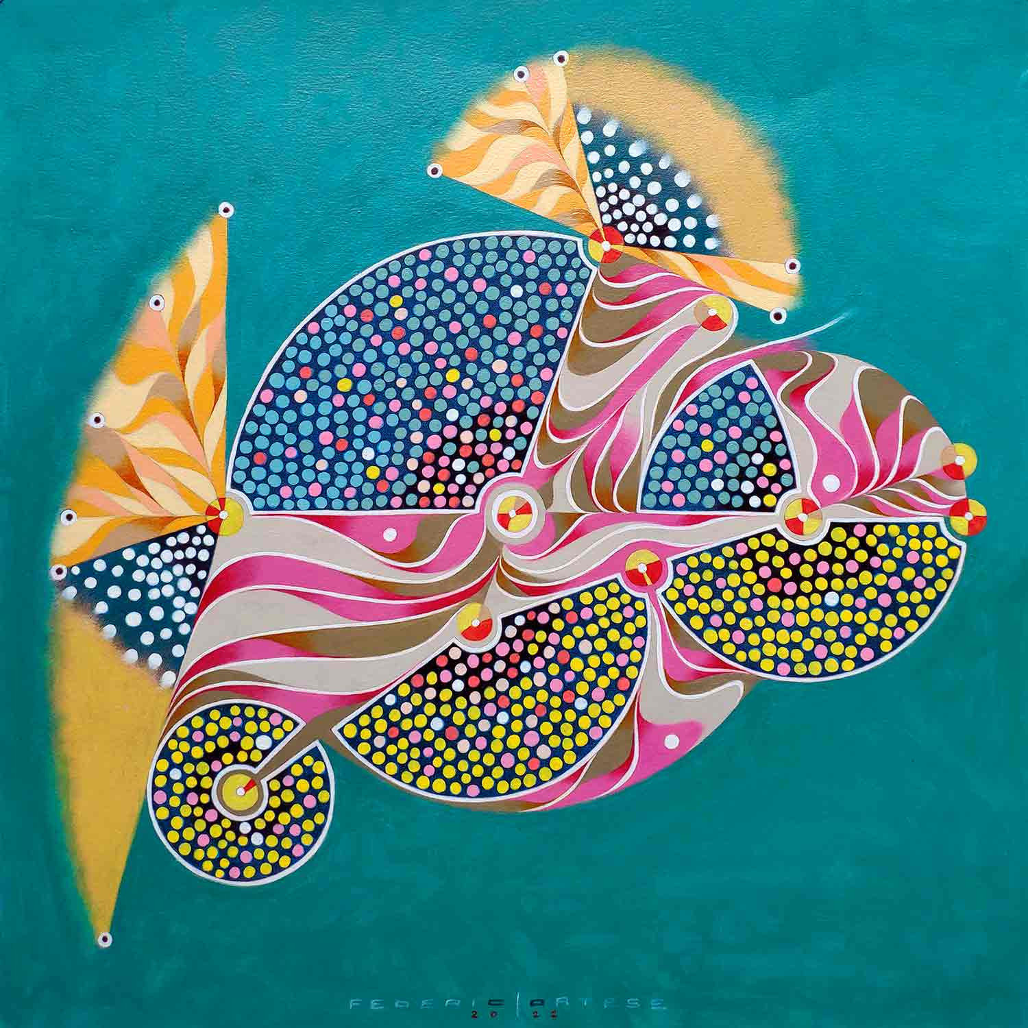 Federico Cortese, Constellation number 11, painting - Artalistic online contemporary art buying and selling gallery
