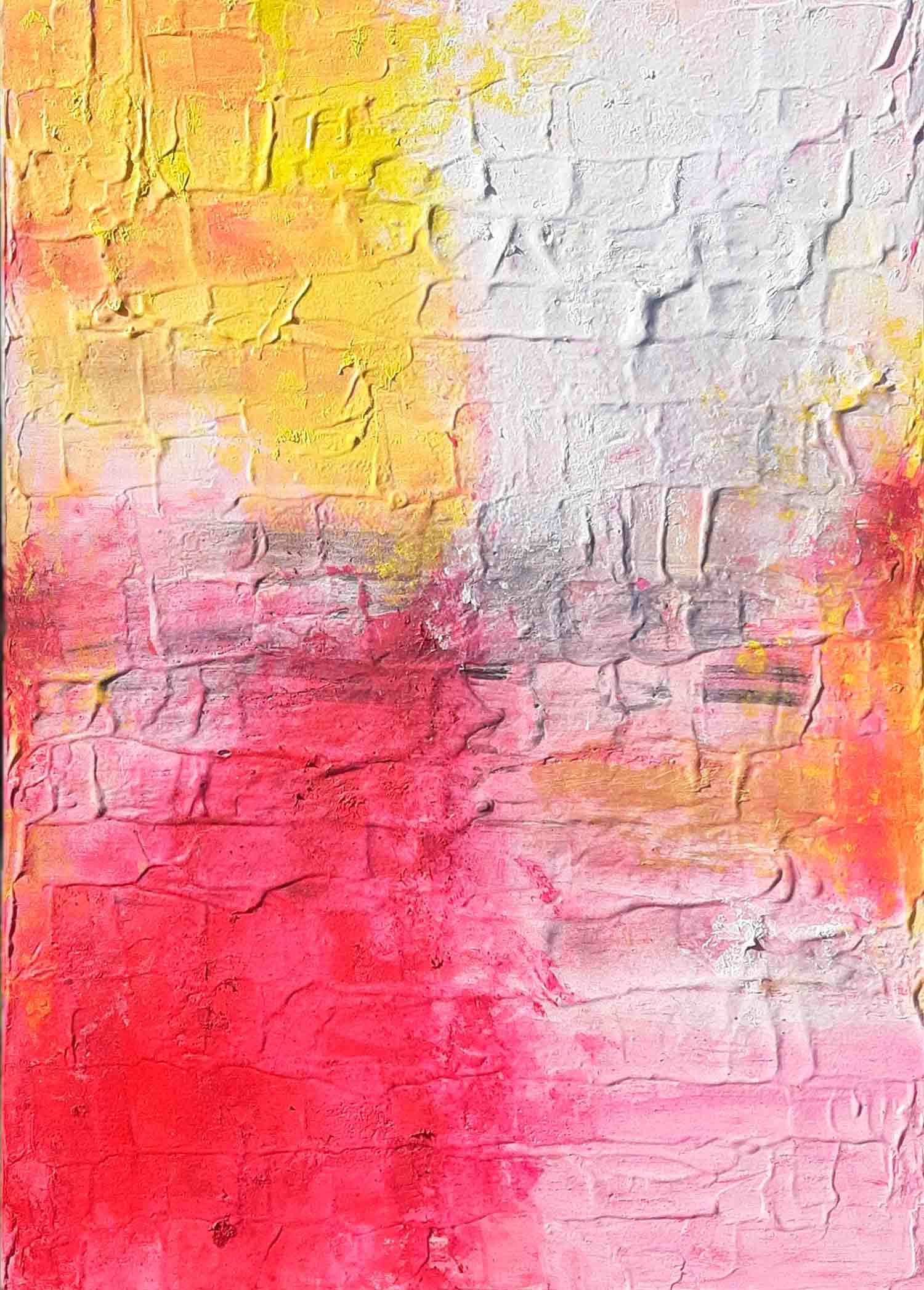 A-Wibaa, The fire red, painitng - Artalistic online contemporary art buying and selling gallery