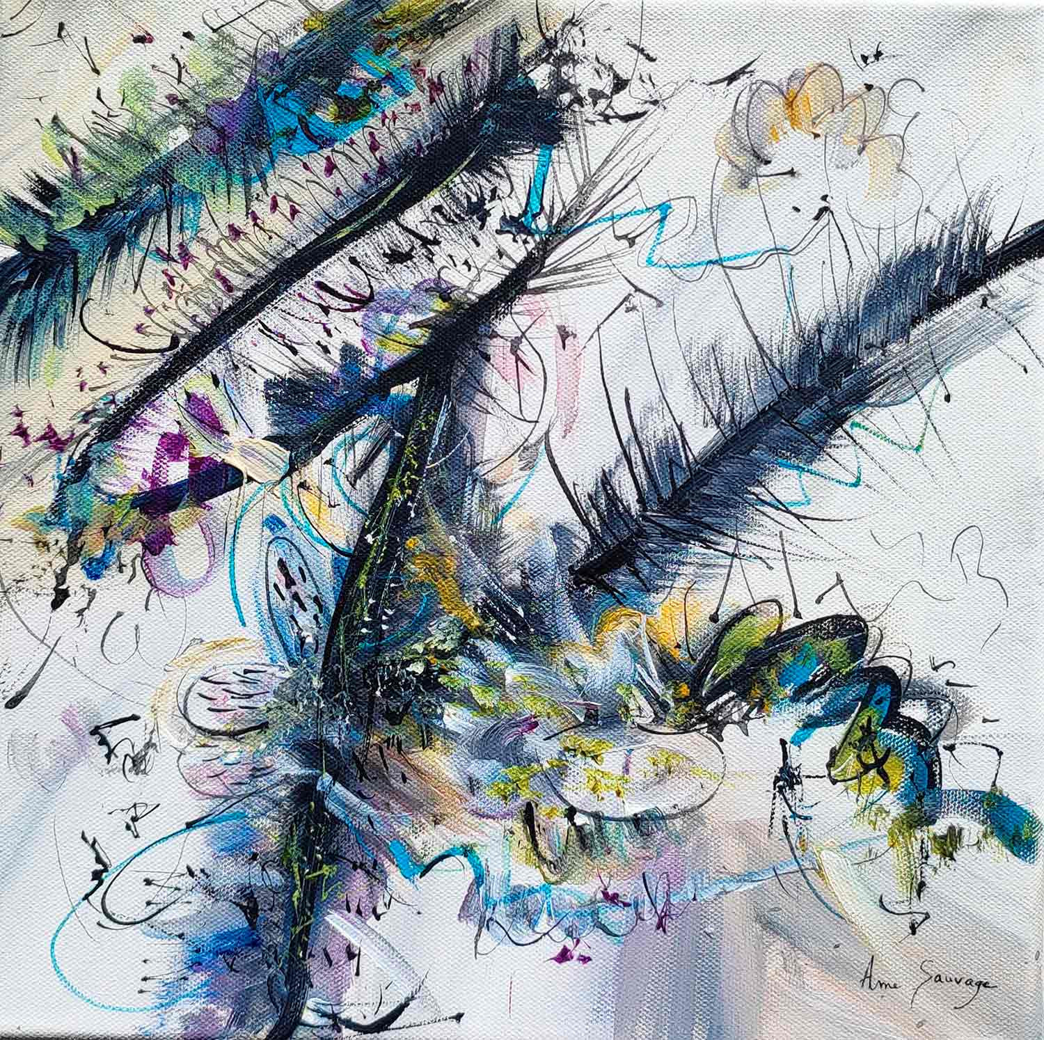 Âme Sauvage, Tourbillons, painting - Artalistic online contemporary art buying and selling gallery