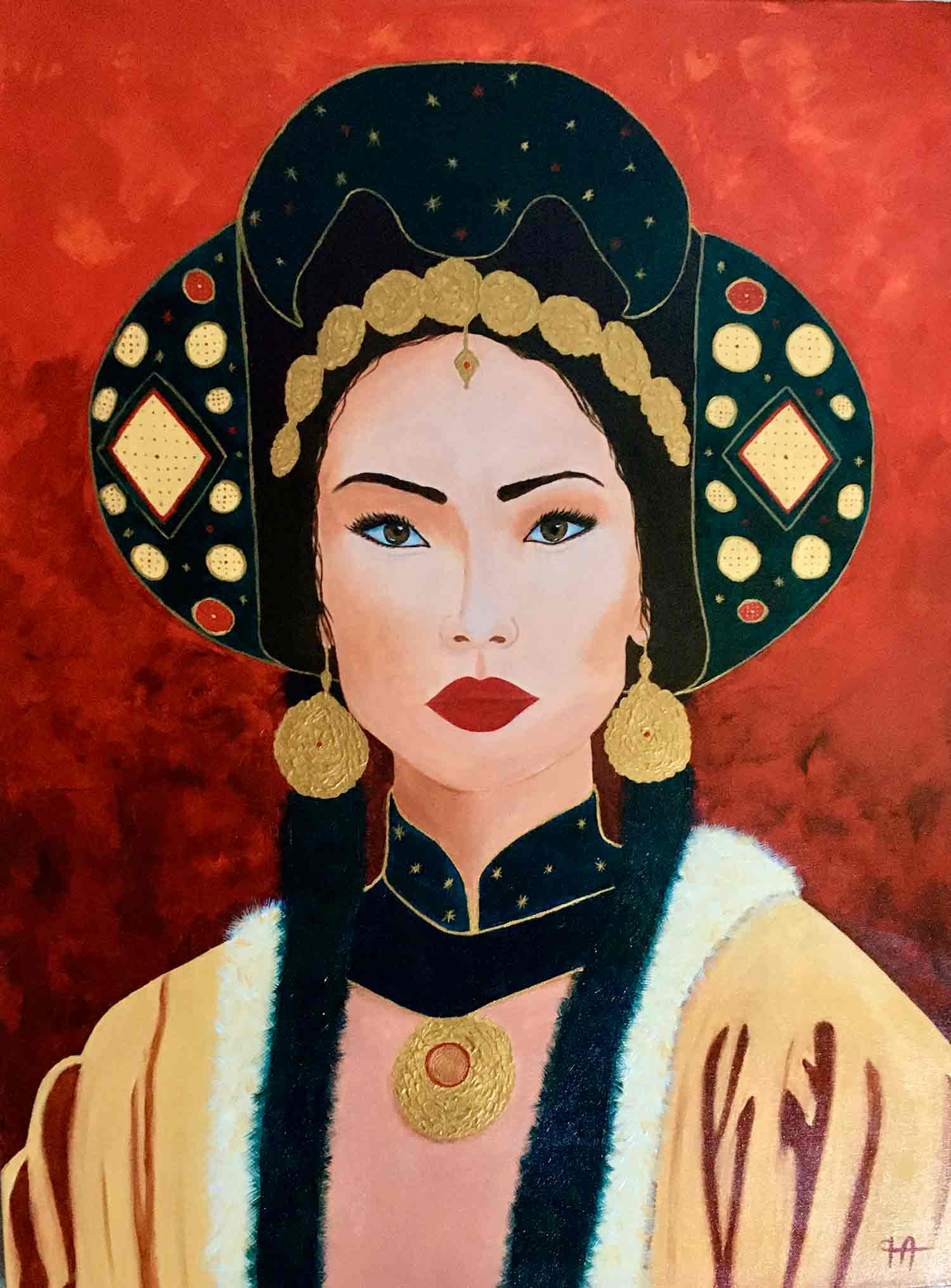 Françoise Augustine, Hoelun, painting - Artalistic online contemporary art buying and selling gallery