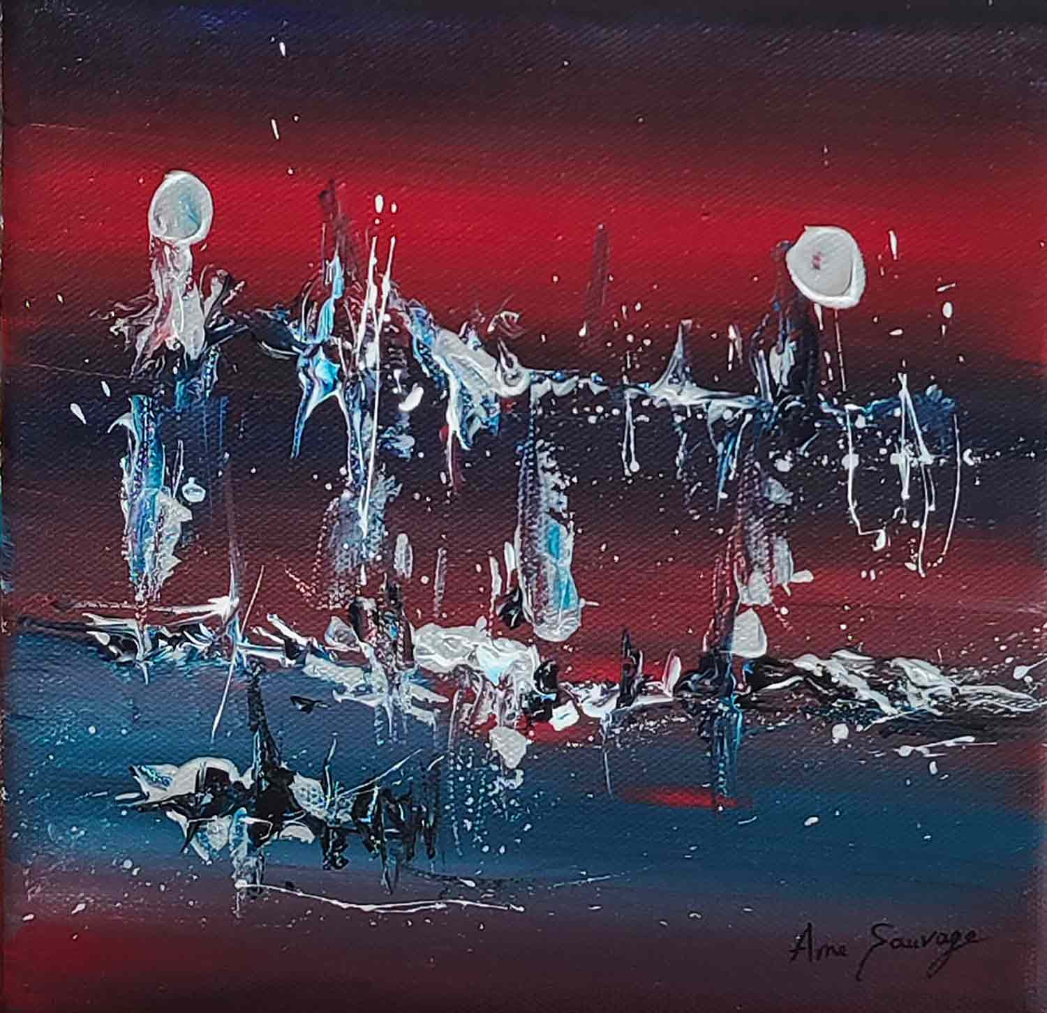 Âme Sauvage, Neige en pleine chaleur, painting - Artalistic online contemporary art buying and selling gallery