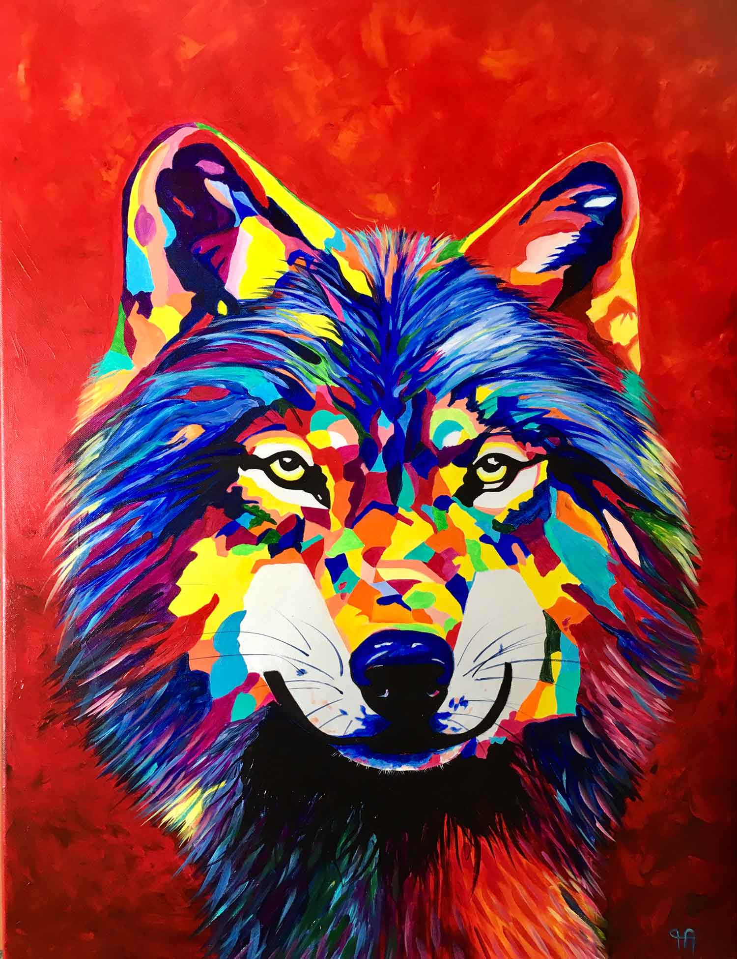 Françoise Augustine, Rio, painting - Artalistic online contemporary art buying and selling gallery
