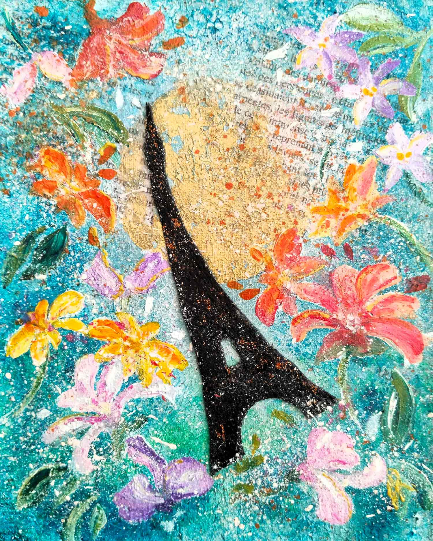 Anne Robin, Gai Paris, painting - Artalistic online contemporary art buying and selling gallery