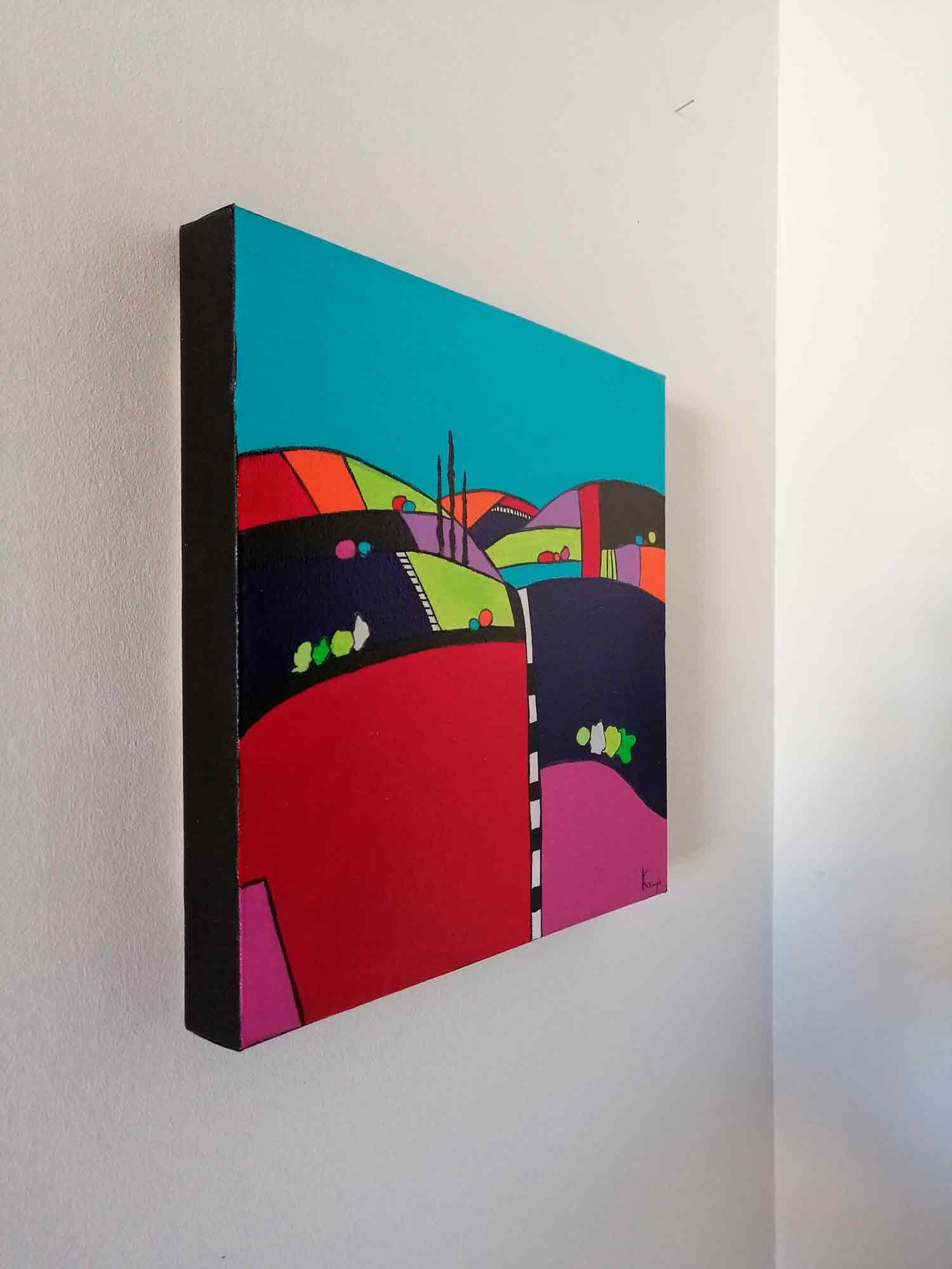 Carole Carpier, Collines, painting - Artalistic online contemporary art buying and selling gallery