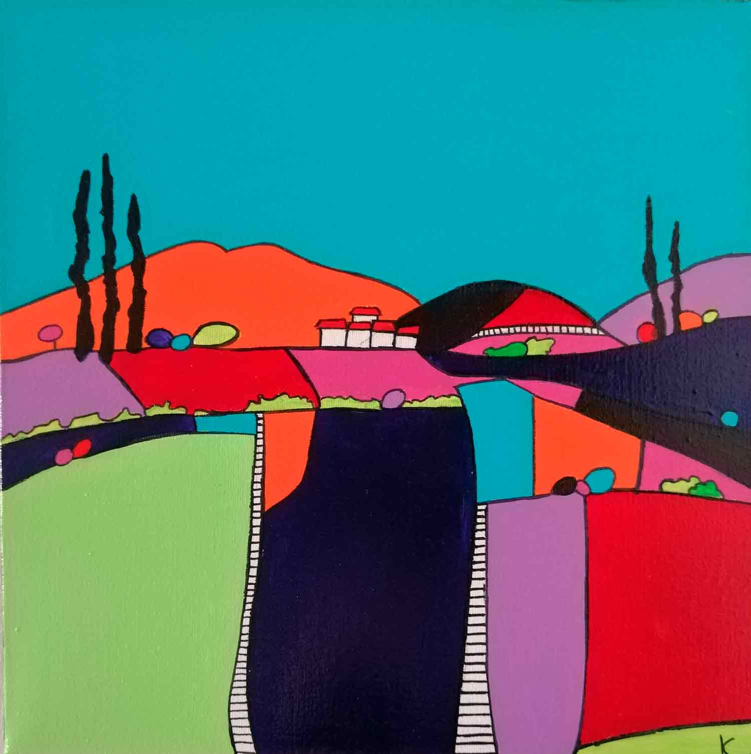 Carole Carpier, Looks like the south, painting - Artalistic online contemporary art buying and selling gallery