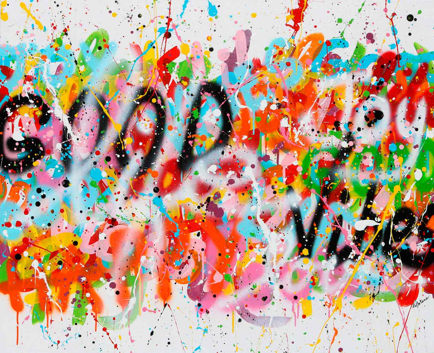 Isabelle Pelletane, Positives vibes, painting - Artalistic online contemporary art buying and selling gallery