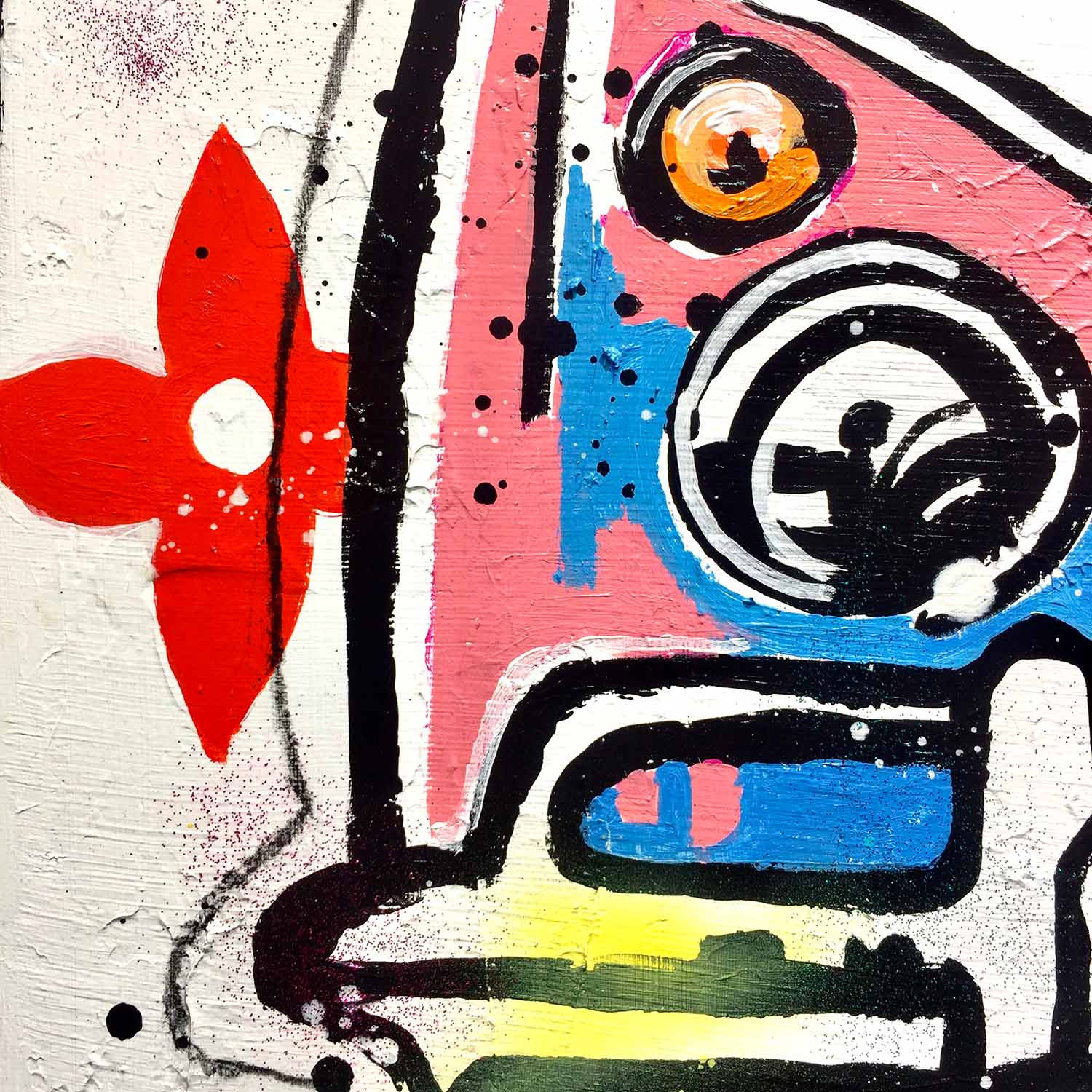 Patrick Cornée, Good trip for Snoopy, painting - Artalistic online contemporary art buying and selling gallery