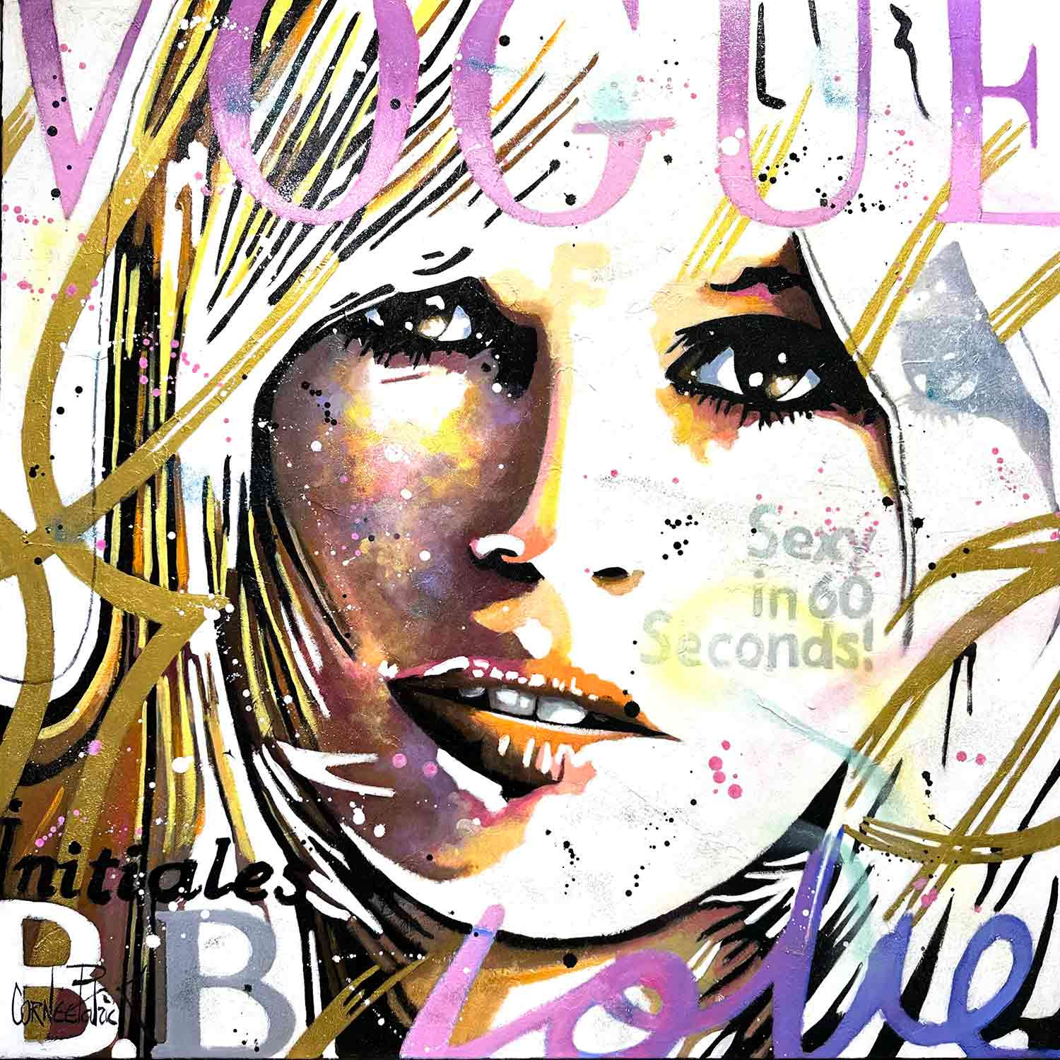 Patrick Cornée, Initiales B.B, painting - Artalistic online contemporary art buying and selling gallery