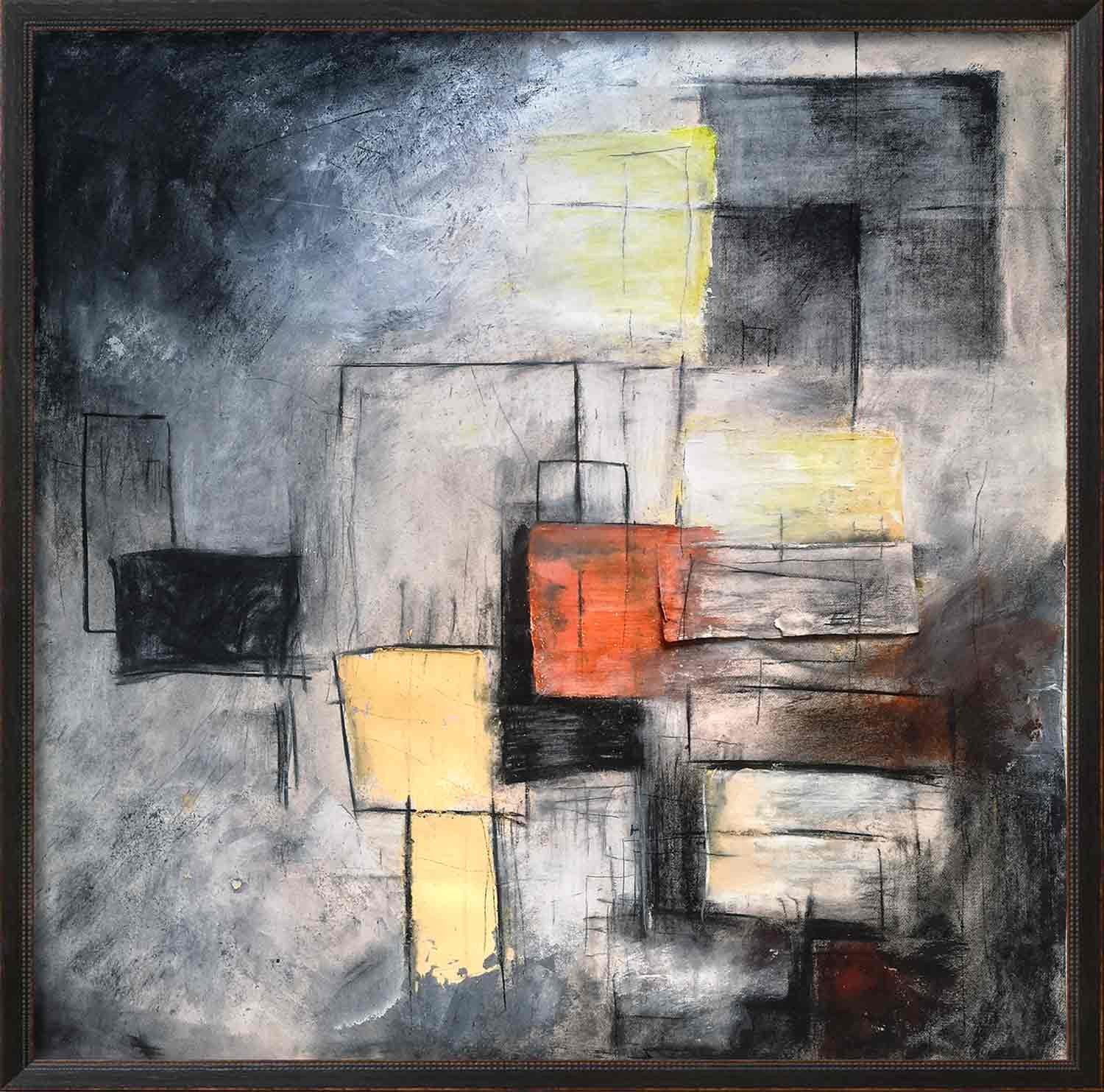 Ivan Colas, un monde carré, painting - Artalistic online contemporary art buying and selling gallery