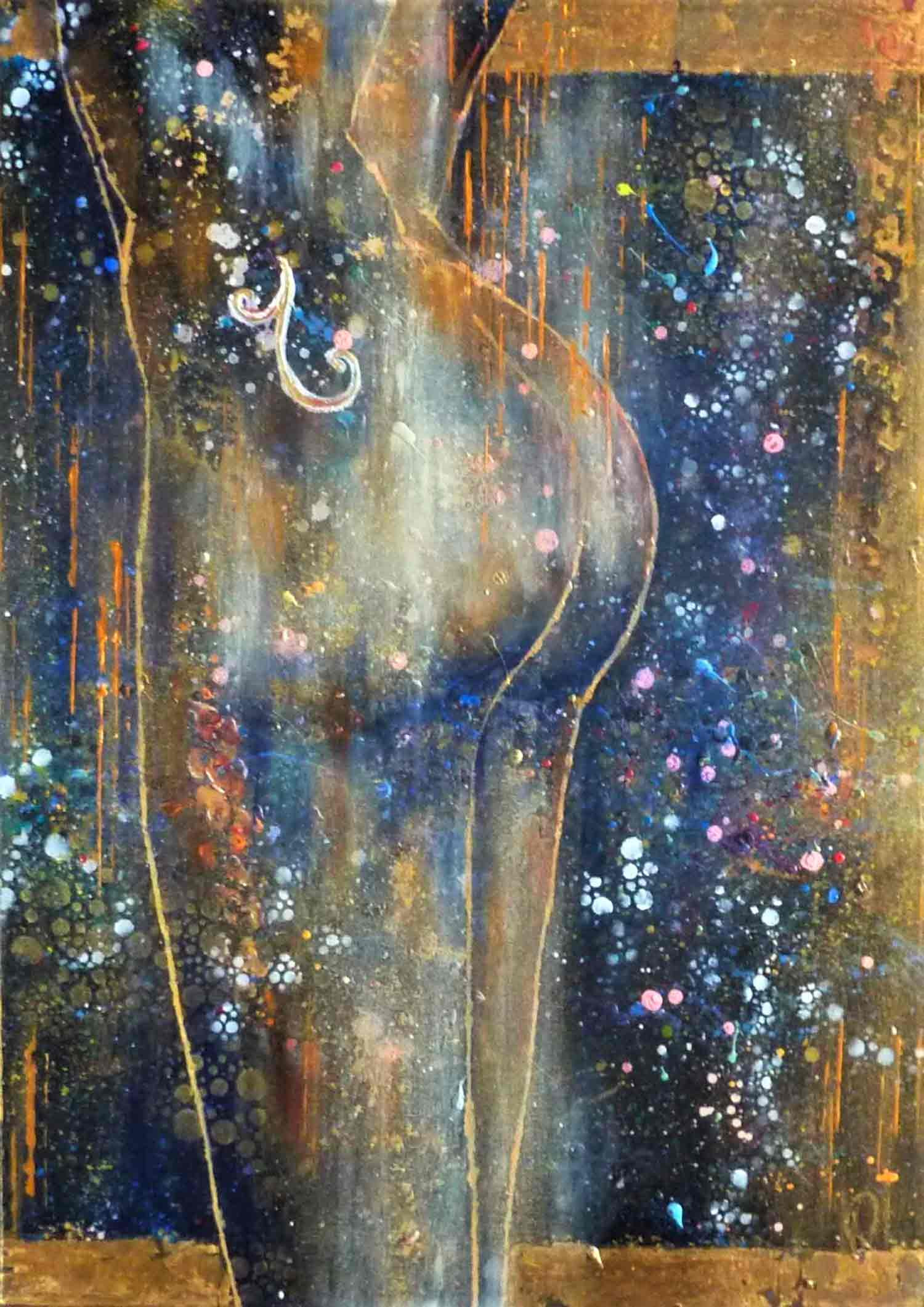 Anne Robin, les fesses, painting - Artalistic online contemporary art buying and selling gallery