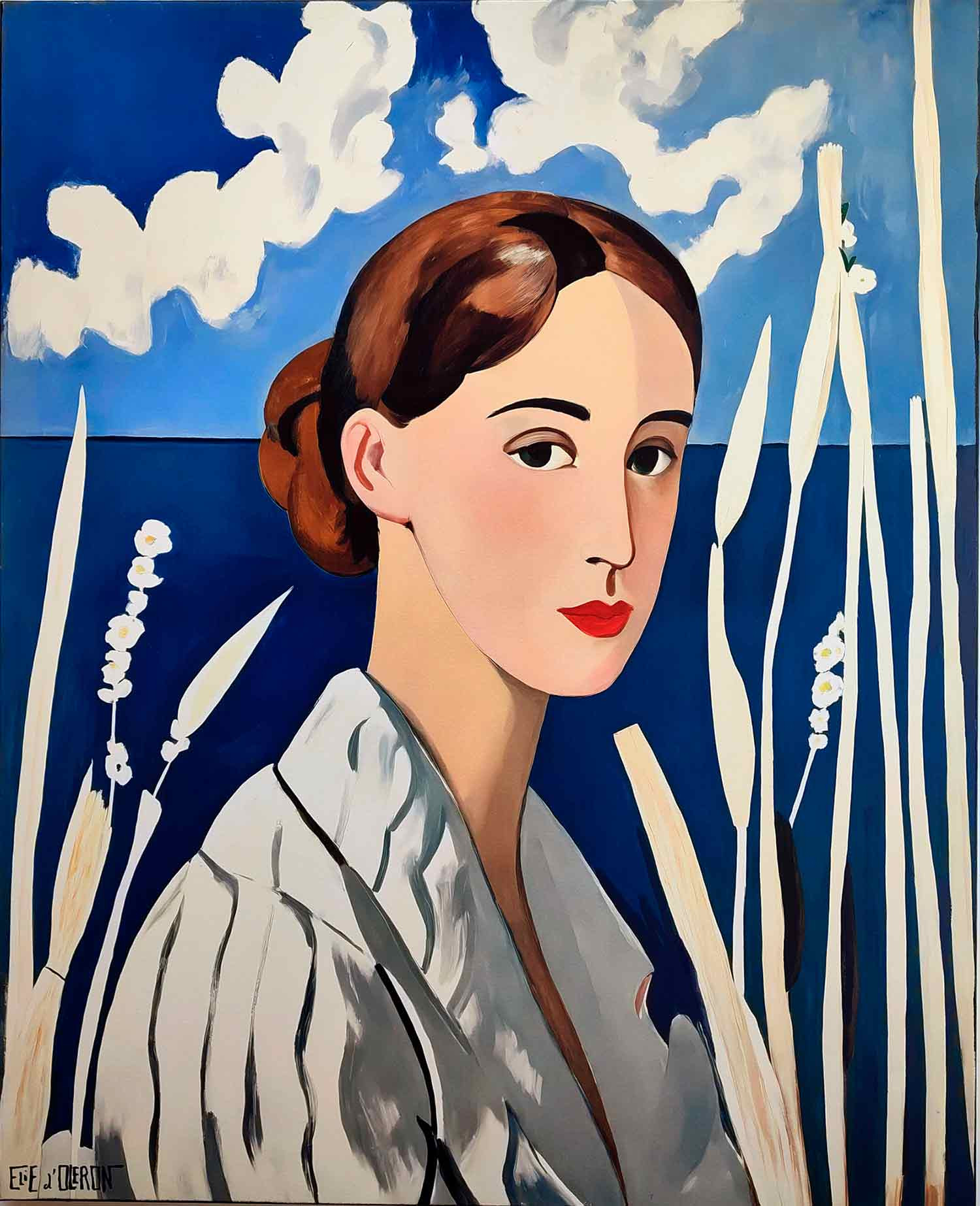 Elie d'Oléron, Helene, painting - Artalistic online contemporary art buying and selling gallery