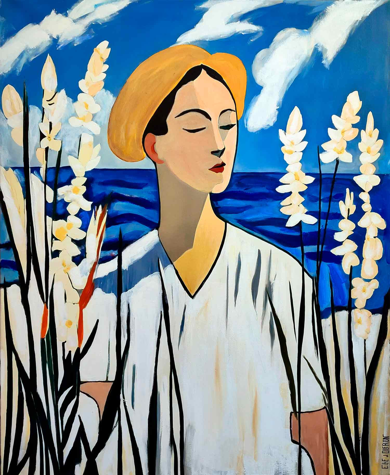 Elie d'Oléron, Jeannot, painting - Artalistic online contemporary art buying and selling gallery