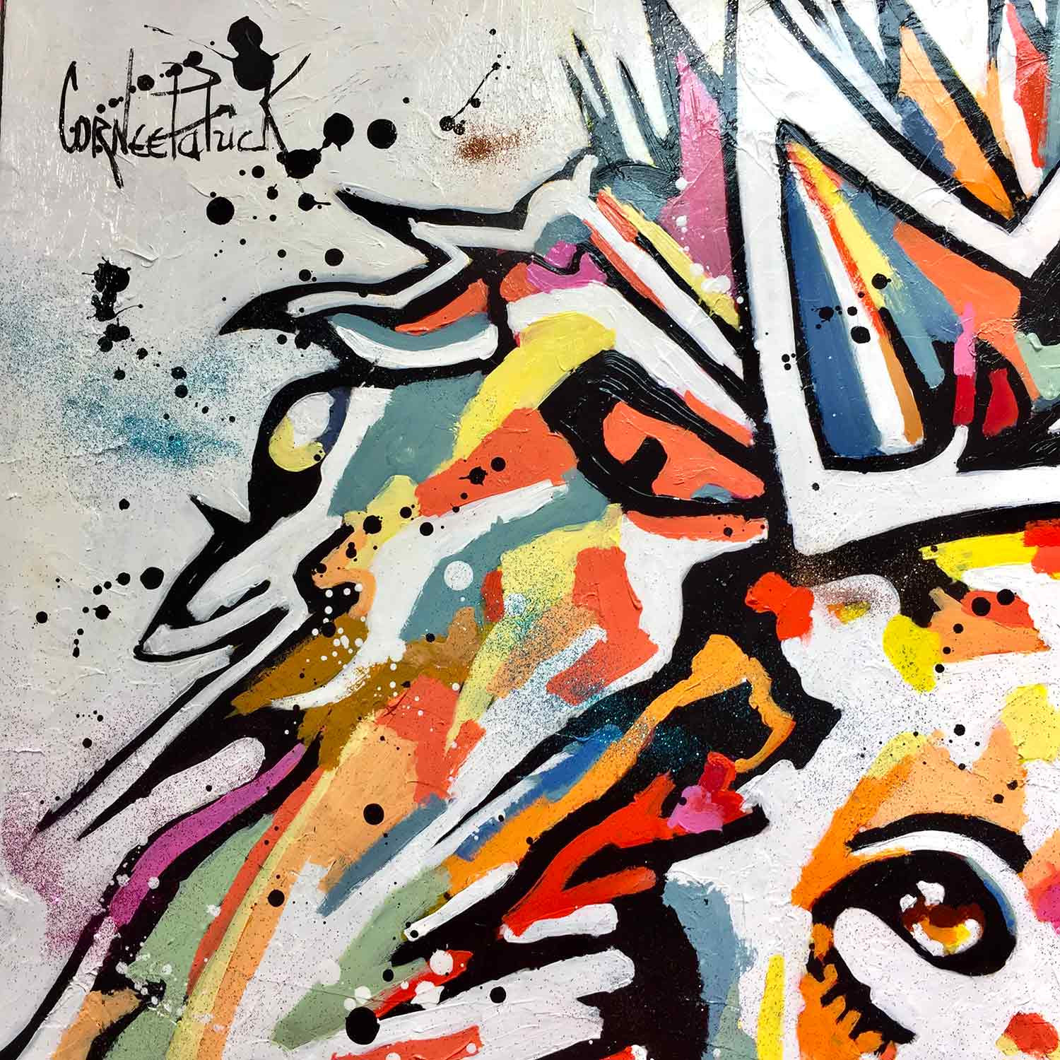 Patrick Cornée, Lion, painting - Artalistic online contemporary art buying and selling gallery