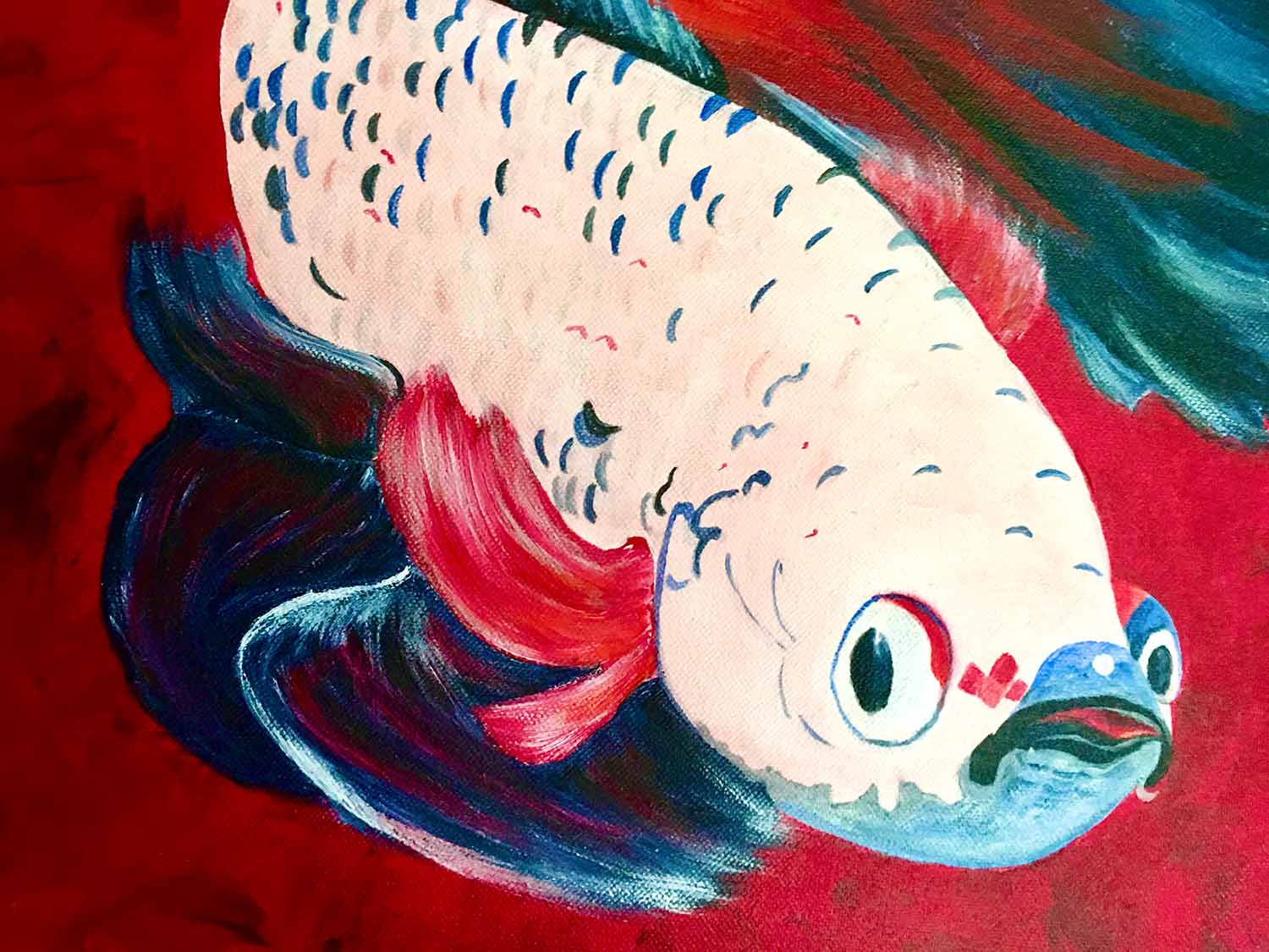 Françoise Augustine, Namazu, painting - Artalistic online contemporary art buying and selling gallery