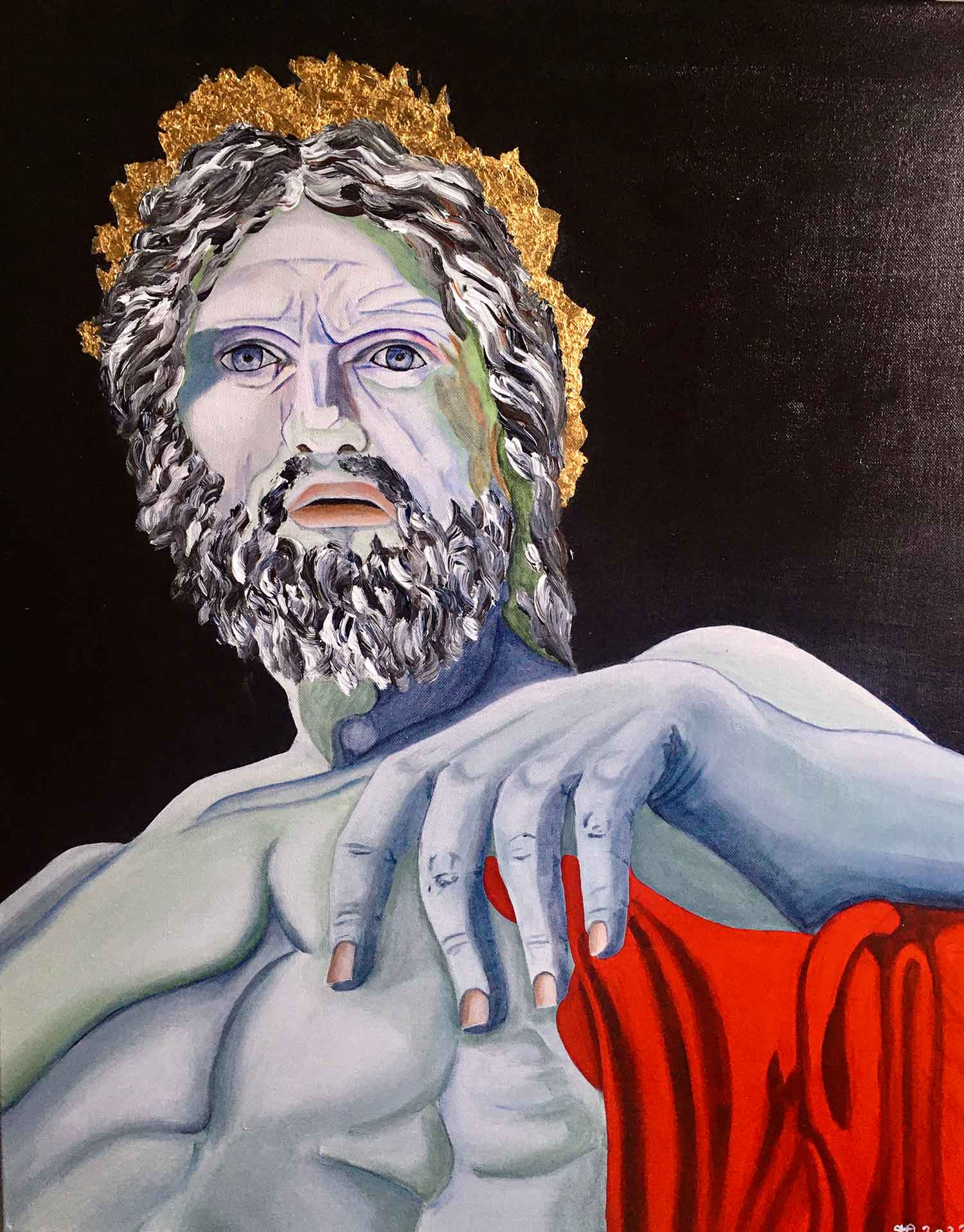 Françoise Augustine, Aristee, painting - Artalistic online contemporary art buying and selling gallery