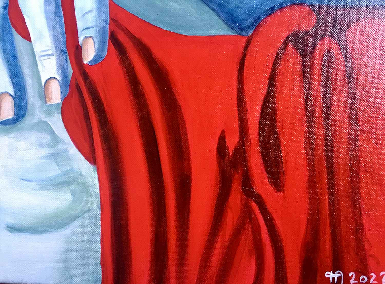Françoise Augustine, Aristee, painting - Artalistic online contemporary art buying and selling gallery