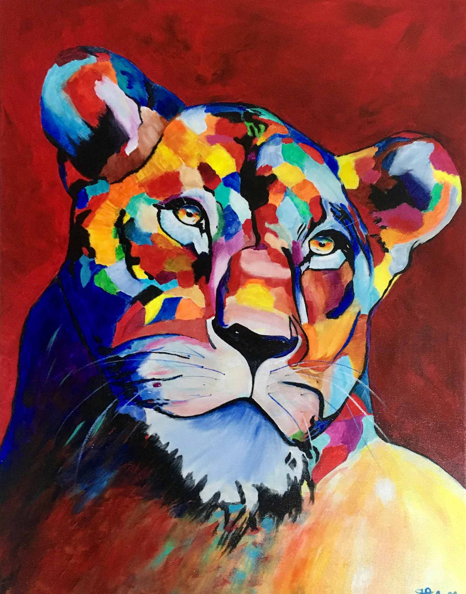 Françoise Augustine, Elsa, painting - Artalistic online contemporary art buying and selling gallery