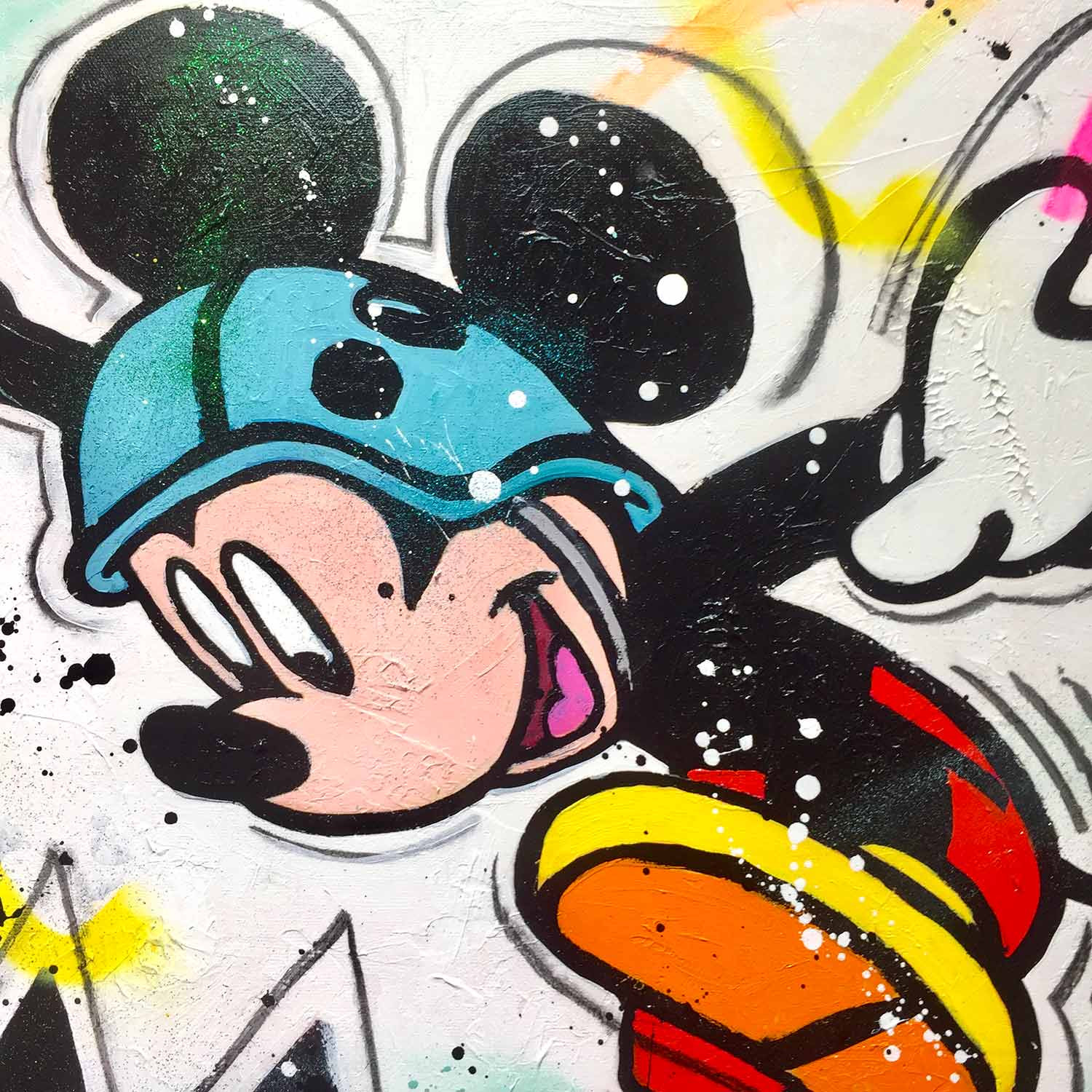 Patrick Cornée, Mickey, painting - Artalistic online contemporary art buying and selling gallery