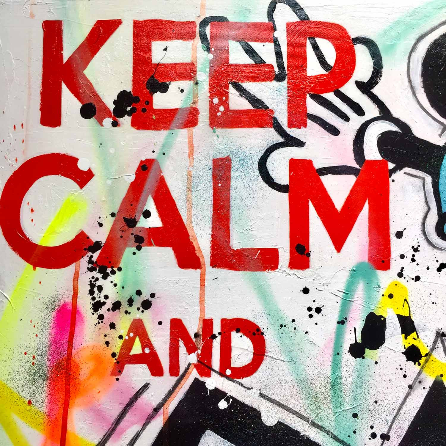 Patrick Cornée, Mickey, painting - Artalistic online contemporary art buying and selling gallery