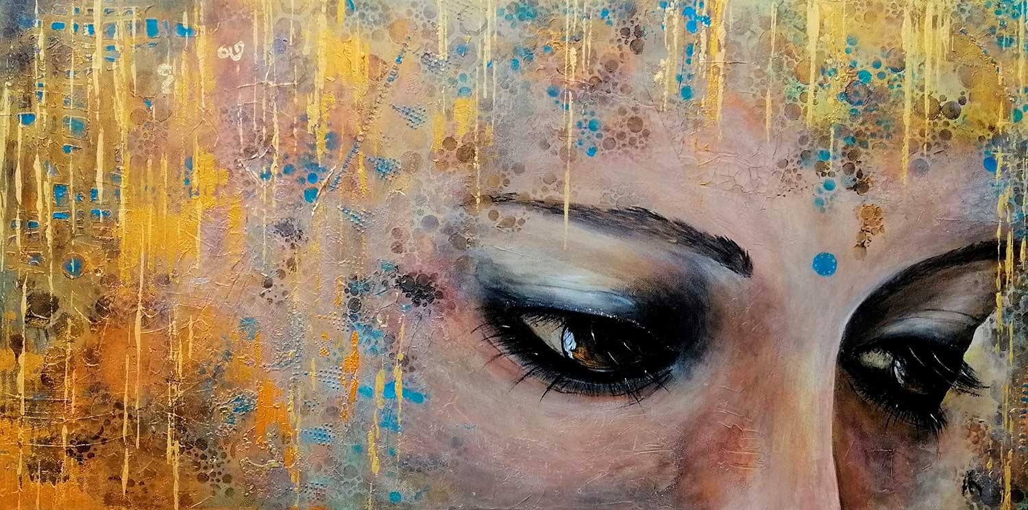 Anne Robin, Principessa, painting - Artalistic online contemporary art buying and selling gallery