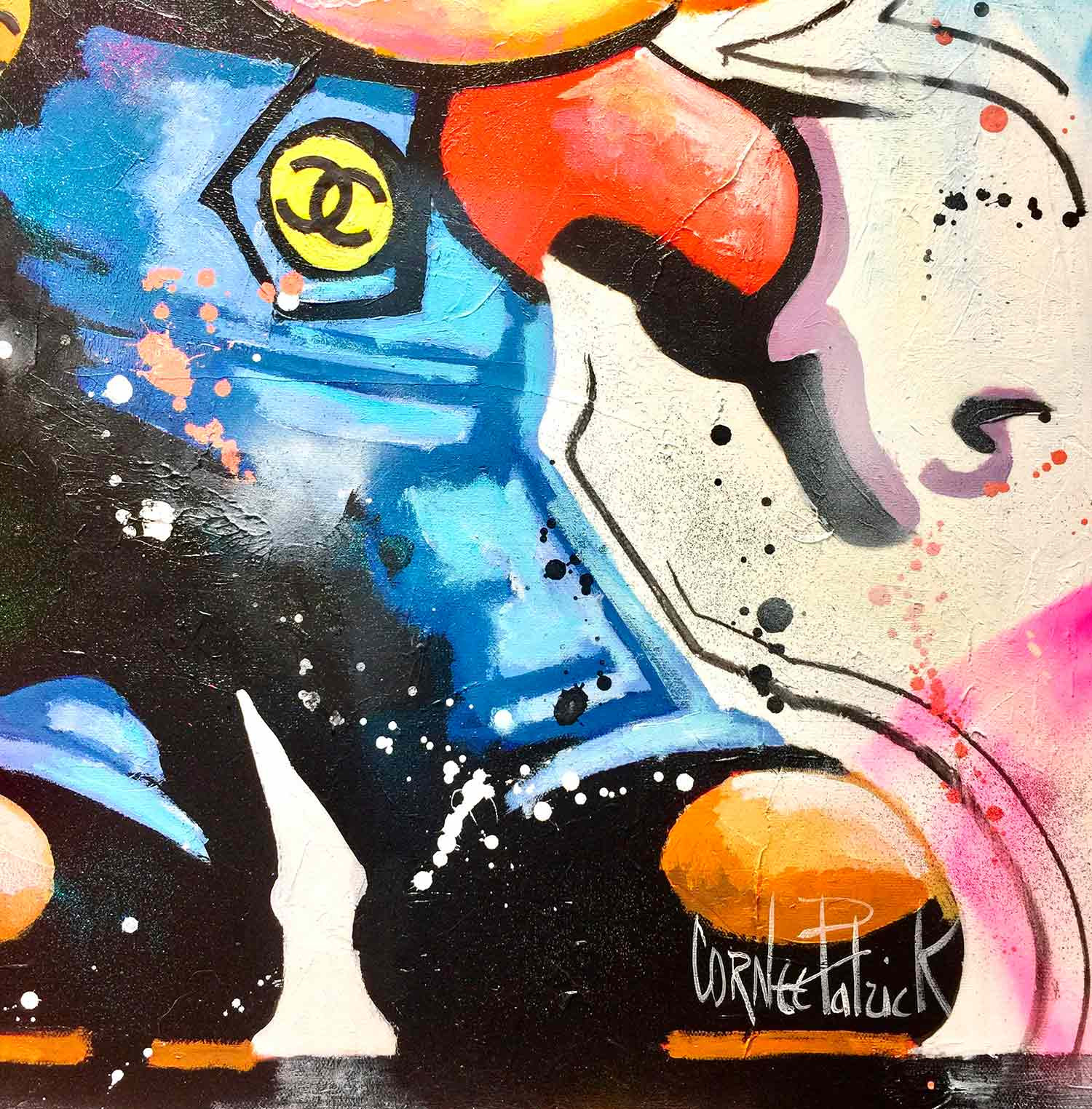 Patrick Cornée, Mario is my hero, painting - Artalistic online contemporary art buying and selling gallery