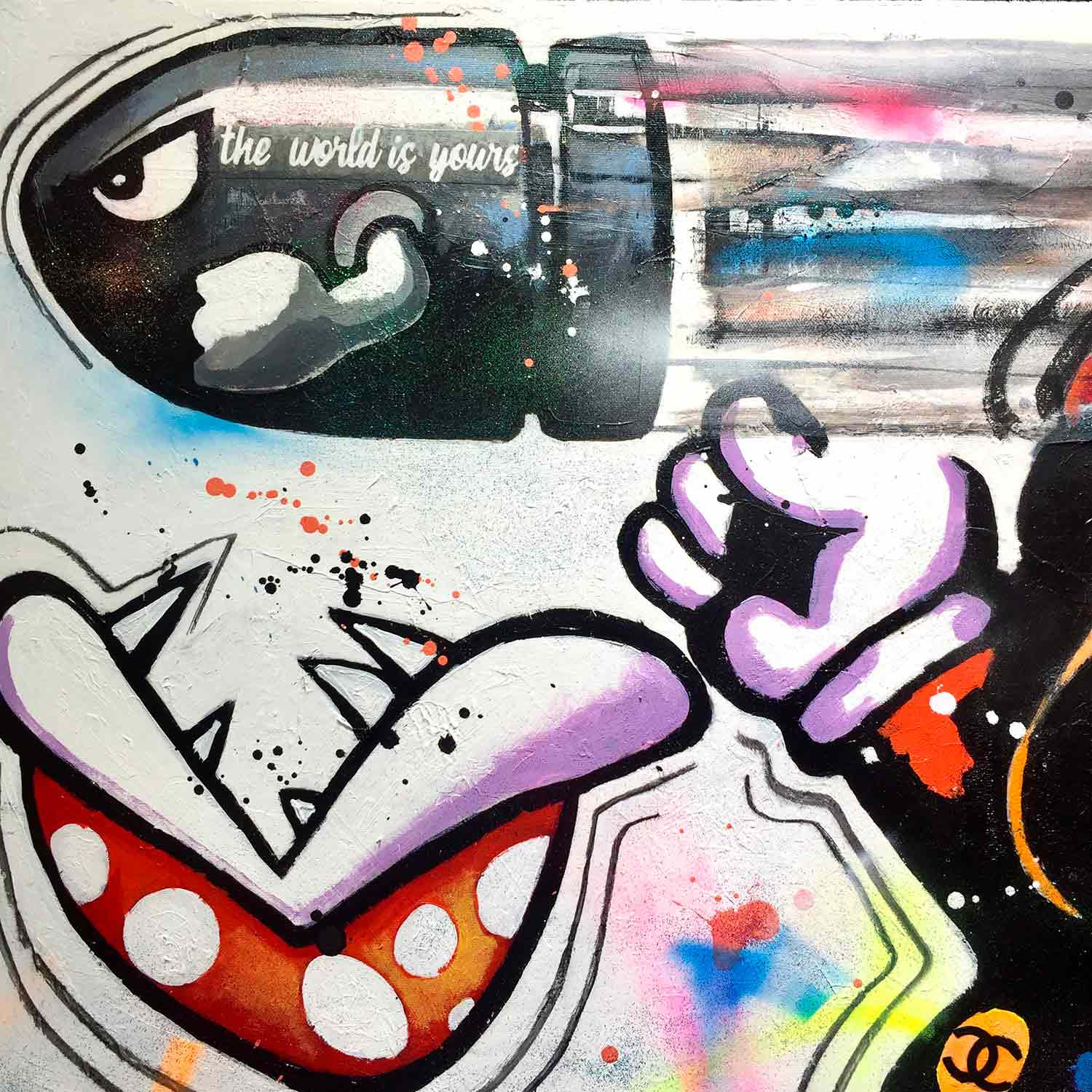 Patrick Cornée, Mario is my hero, painting - Artalistic online contemporary art buying and selling gallery