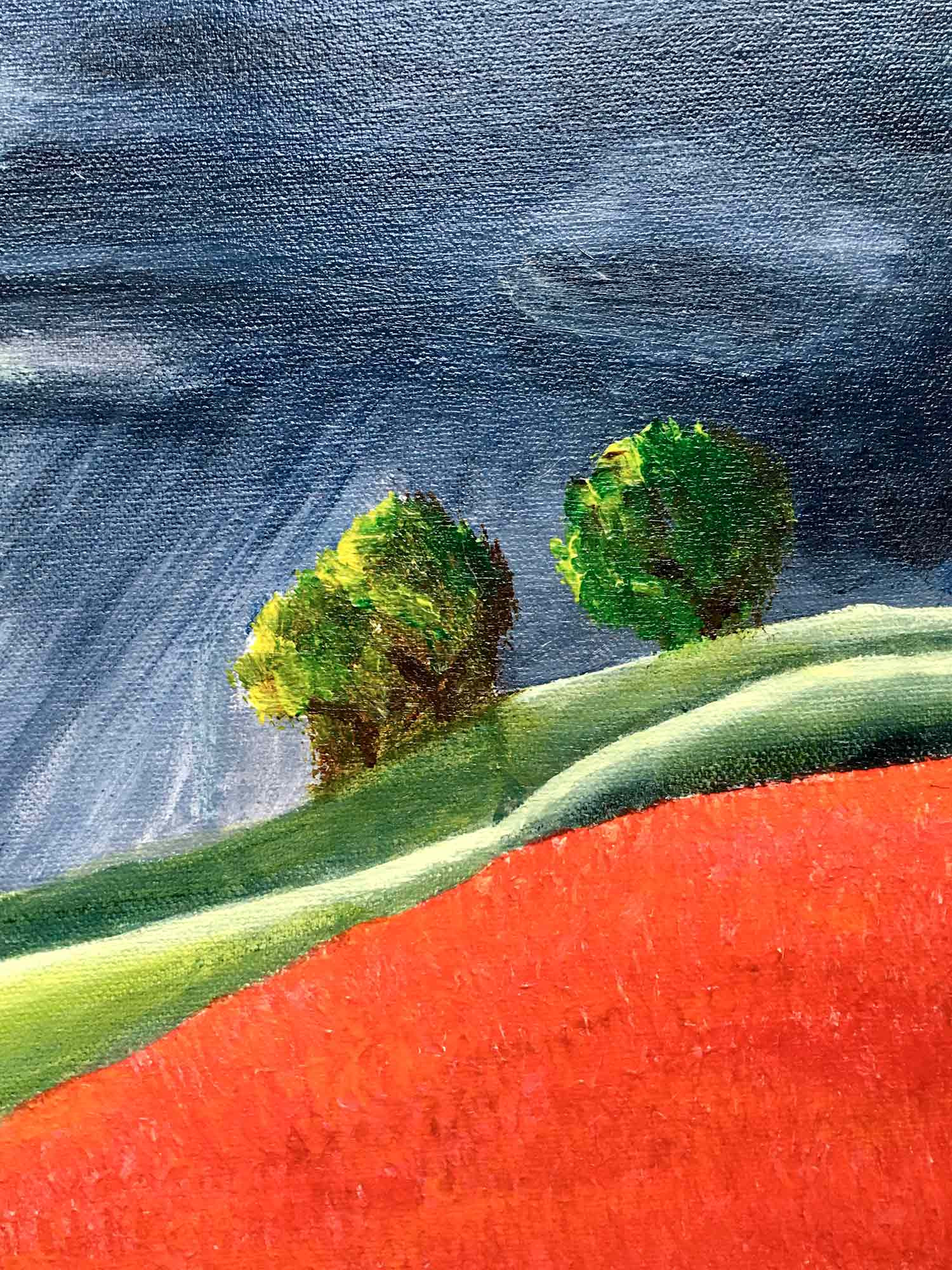 Françoise Augustine, Août, painting - Artalistic online contemporary art buying and selling gallery