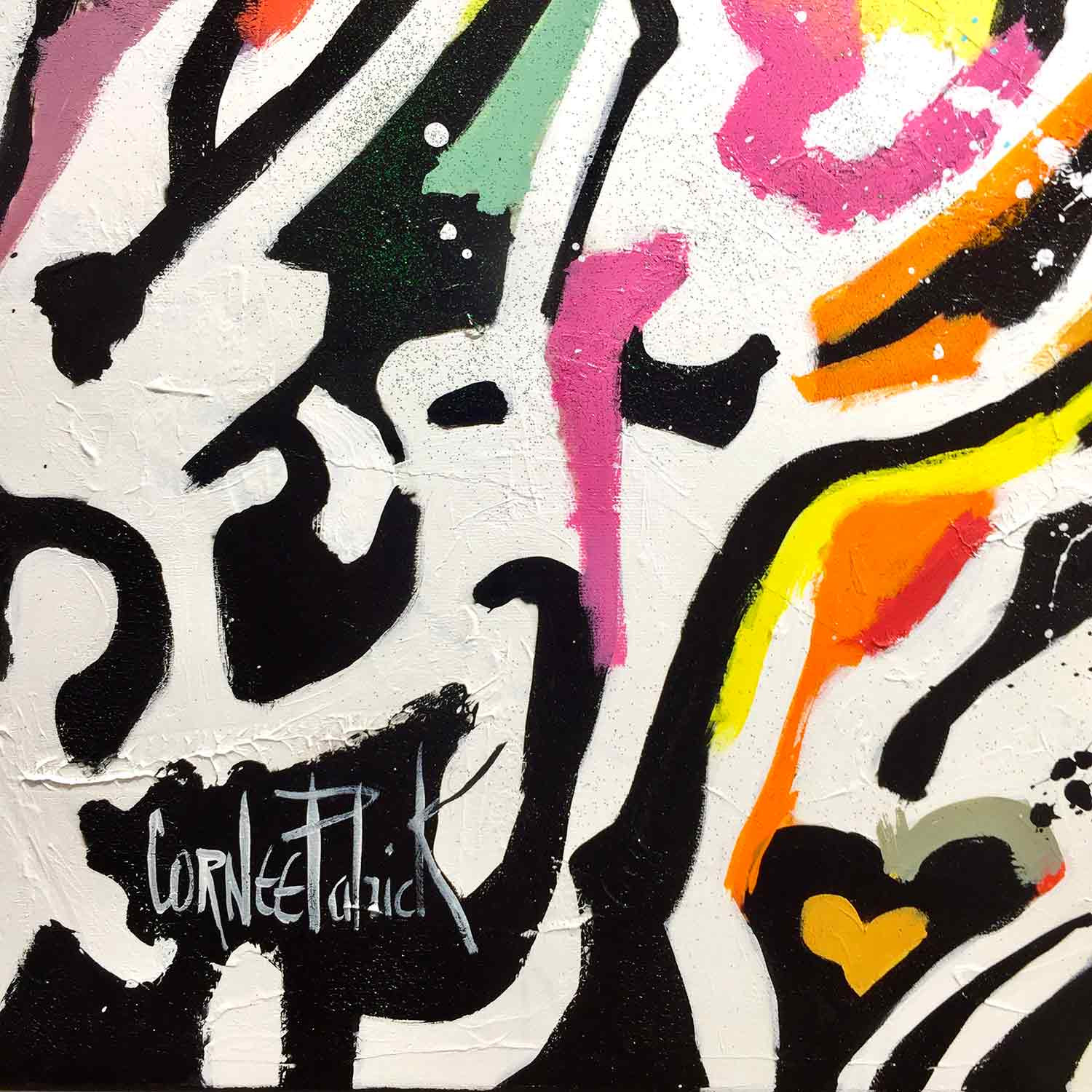 Patrick Cornée, Lion king power, painting - Artalistic online contemporary art buying and selling gallery