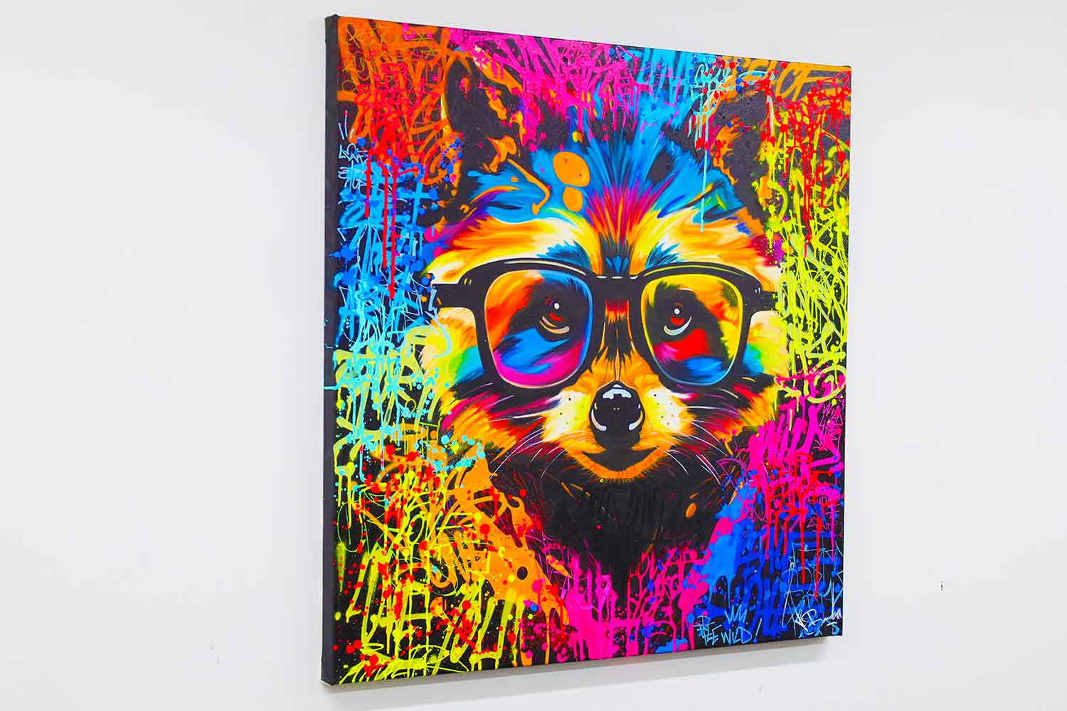Vincent BARDOU, Raccoon style, painting - Artalistic online contemporary art buying and selling gallery