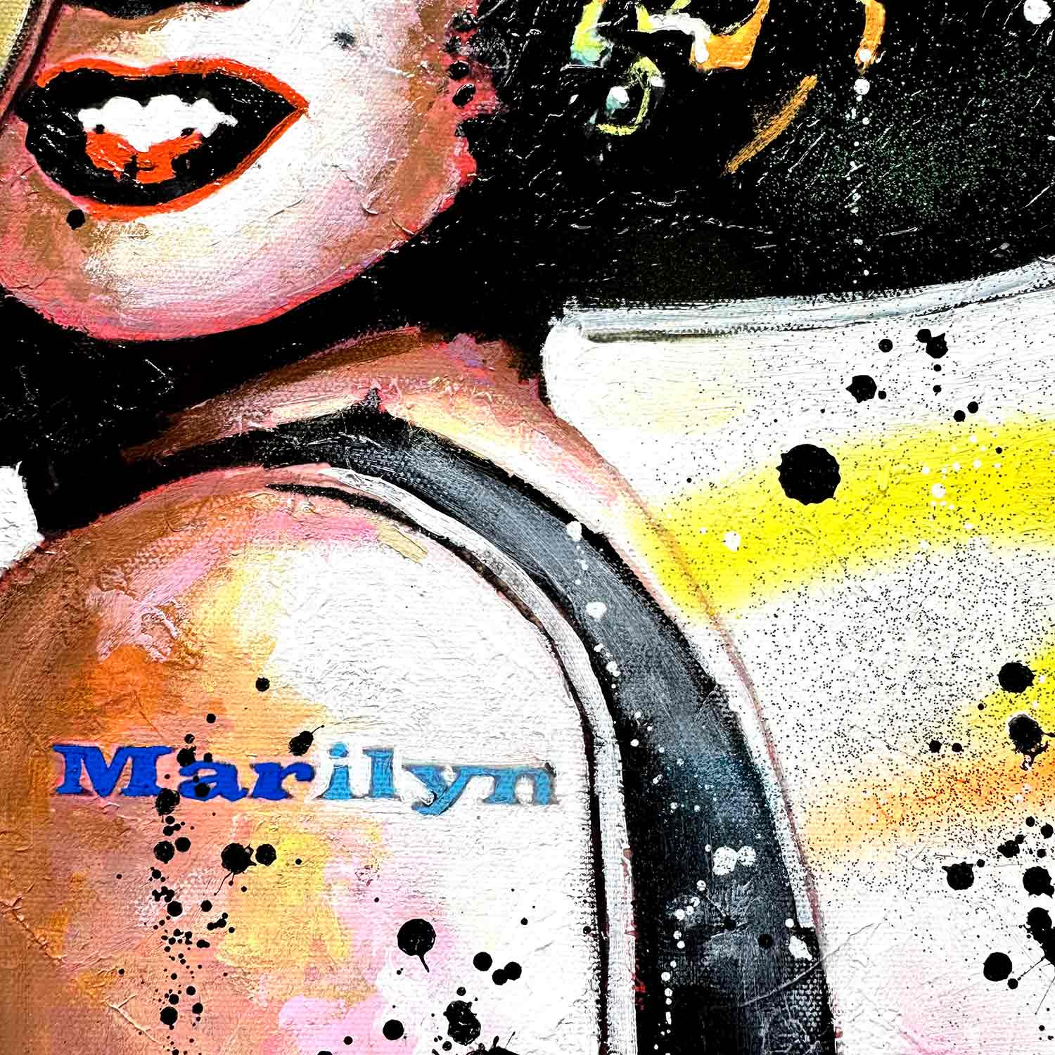 Patrick Cornée, Marilyn Monroe, painting - Artalistic online contemporary art buying and selling gallery