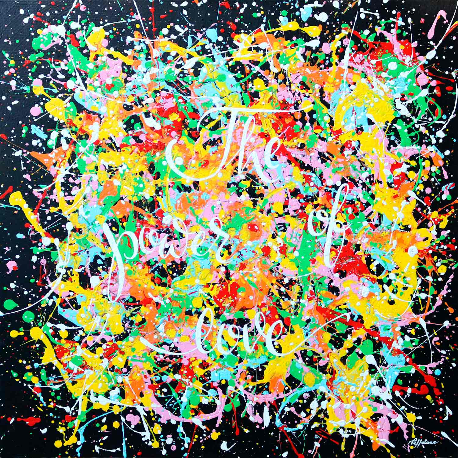 Isabelle Pelletane, The power of love, painting - Artalistic online contemporary art buying and selling gallery