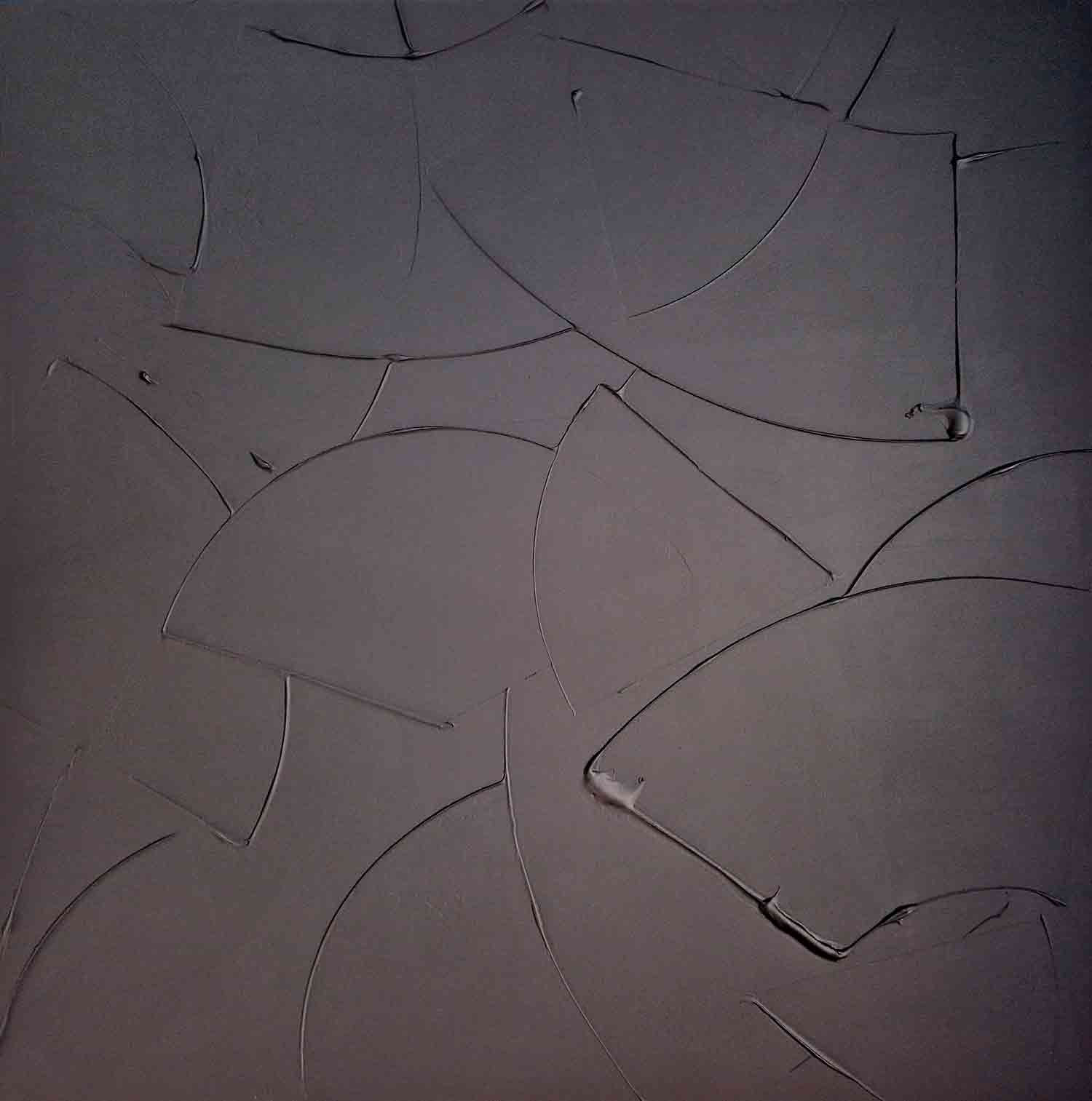 Sandrine Hartmann, Monochrome noir, painting - Artalistic online contemporary art buying and selling gallery