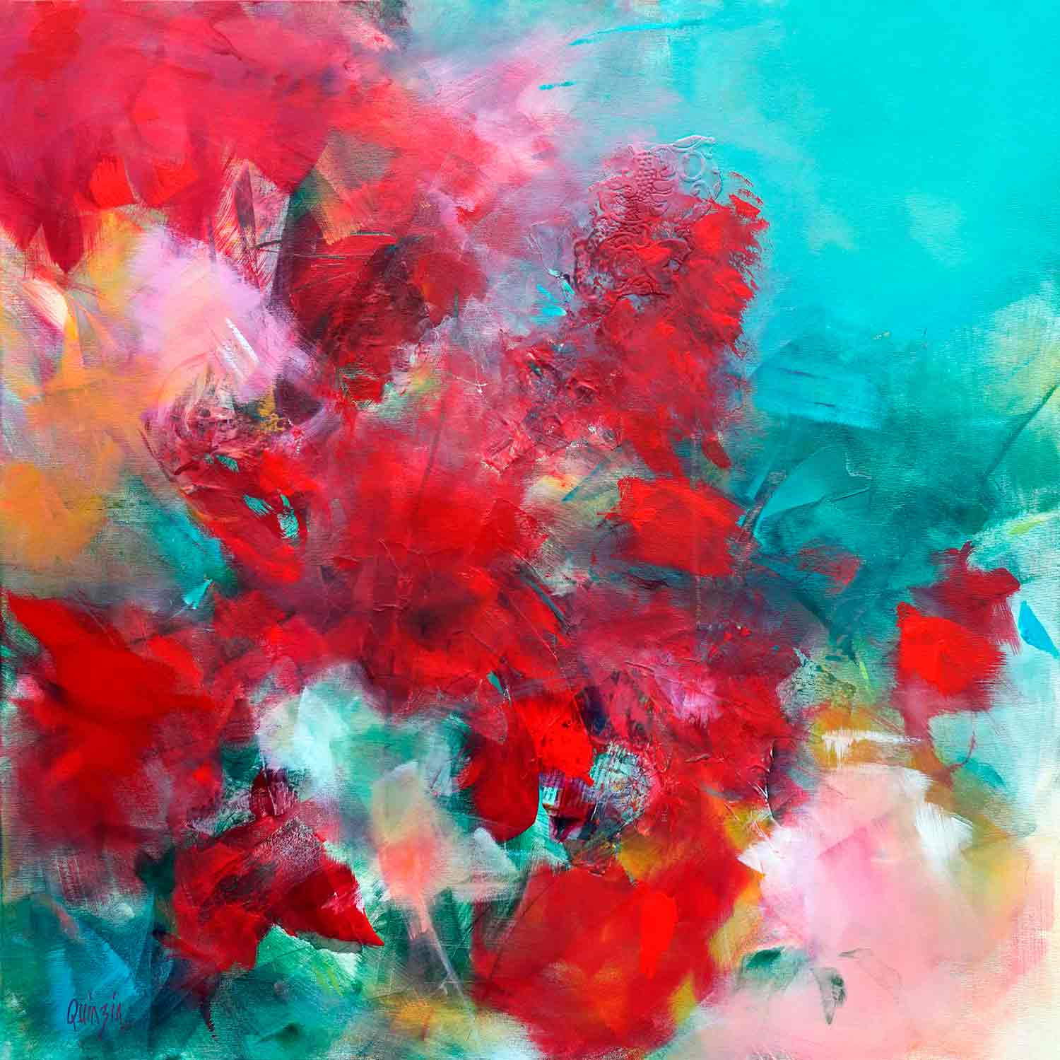 Marianne Quinzin, Tropicales, painting - Artalistic online contemporary art buying and selling gallery
