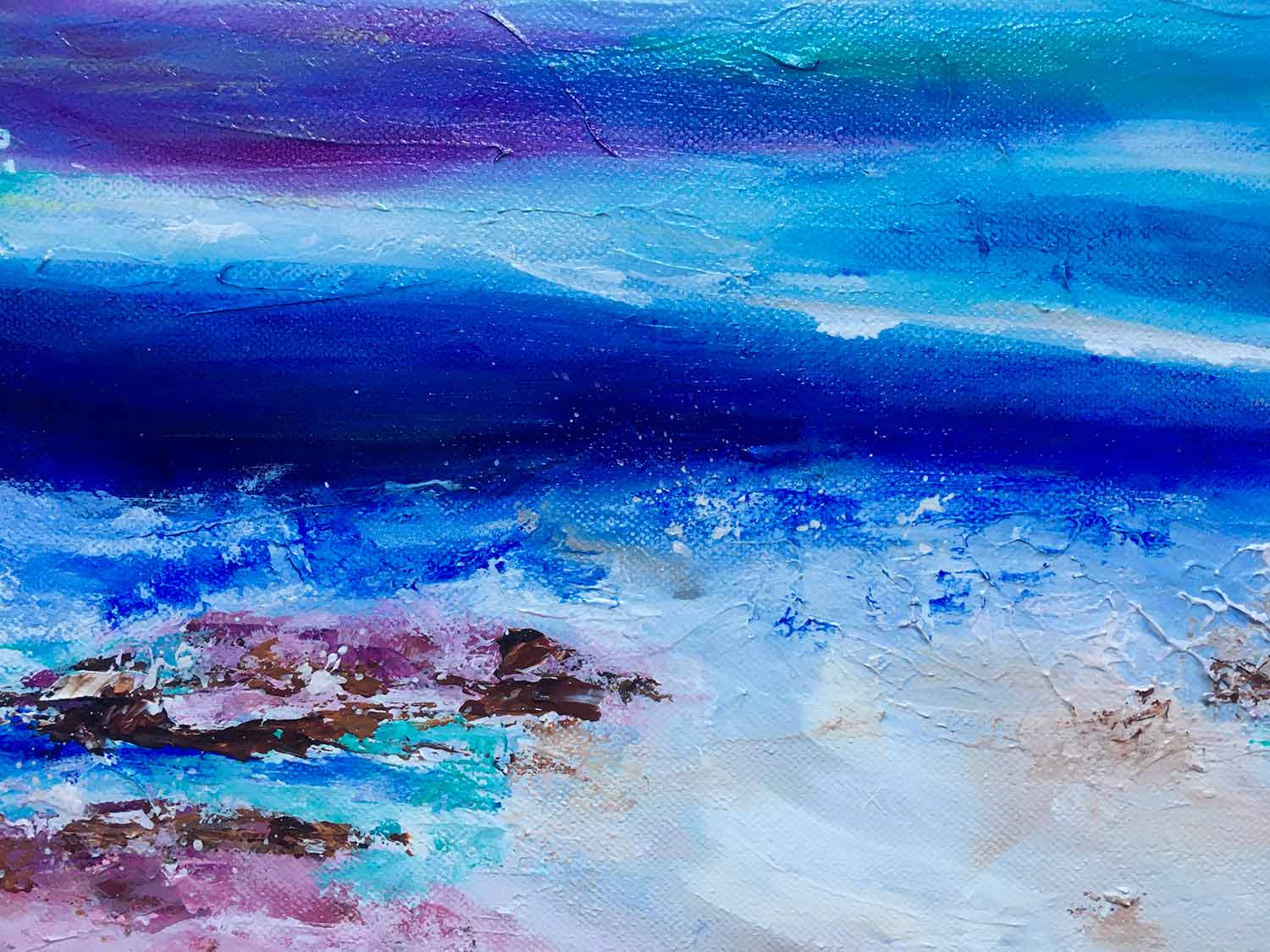 Françoise Augustine, Sunset, painting - Artalistic online contemporary art buying and selling gallery