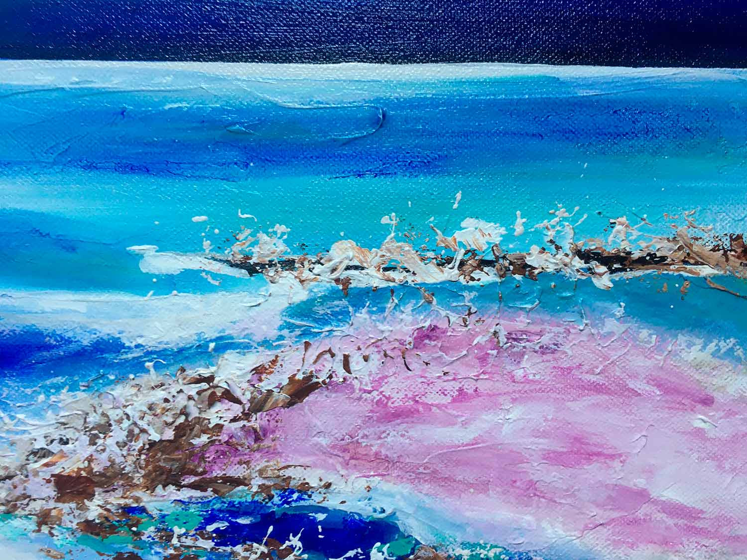 Françoise Augustine, Sunset, painting - Artalistic online contemporary art buying and selling gallery