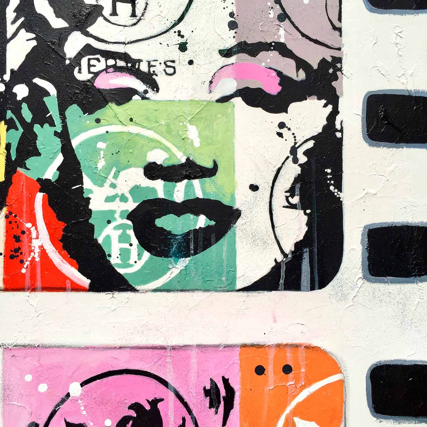 Patrick Cornée, Marilyn Monroe obsession, painting - Artalistic online contemporary art buying and selling gallery