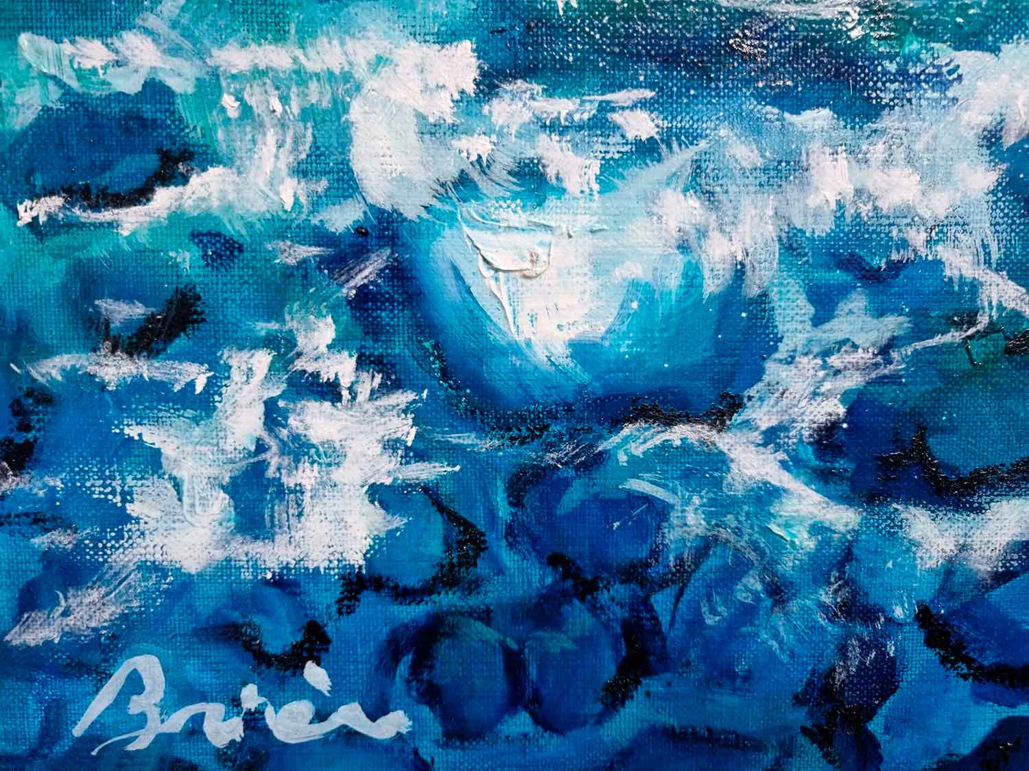 Patrick Briere, Ressac, painting - Artalistic online contemporary art buying and selling gallery