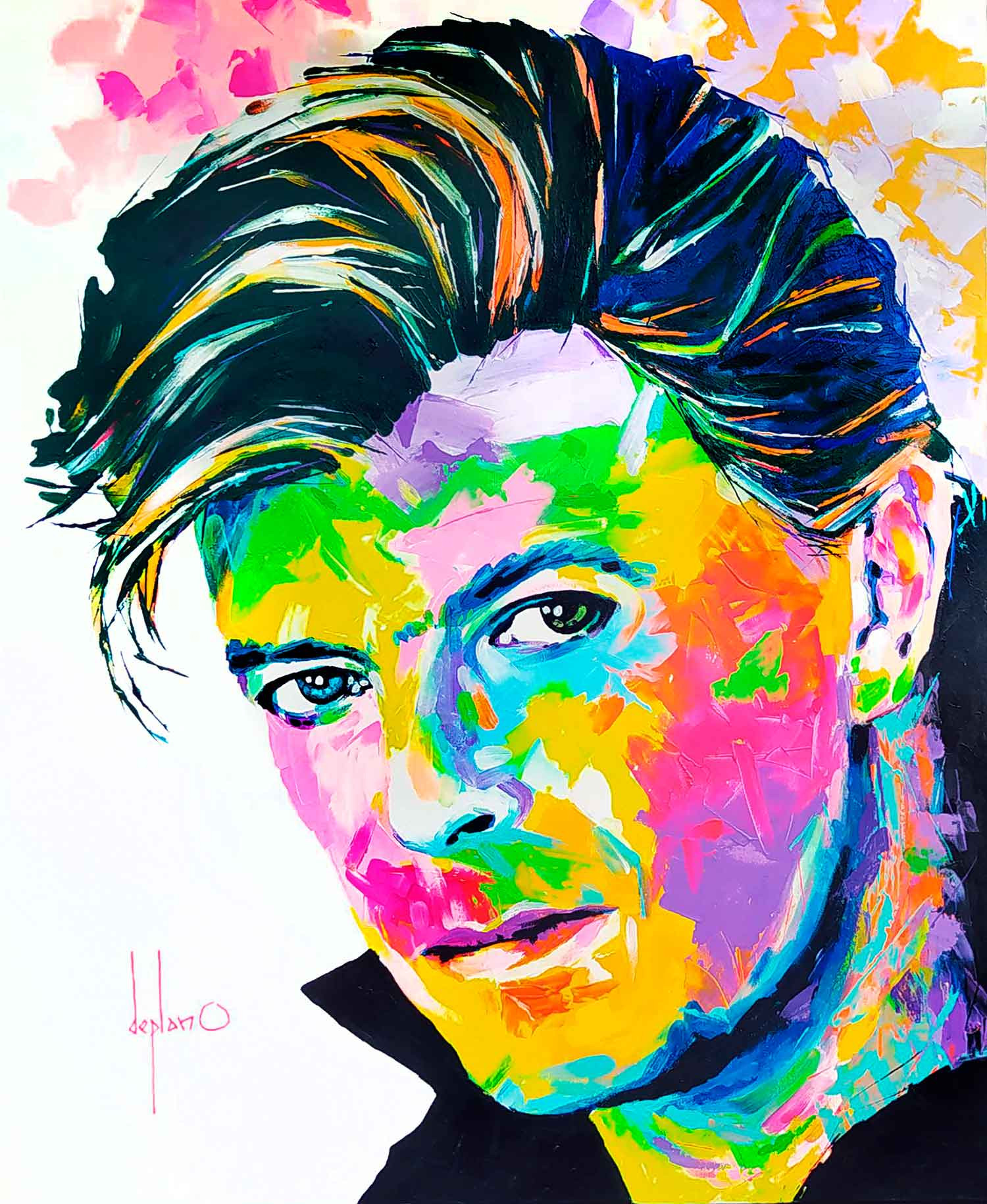 Deplano, Bowie, painting - Artalistic online contemporary art buying and selling gallery