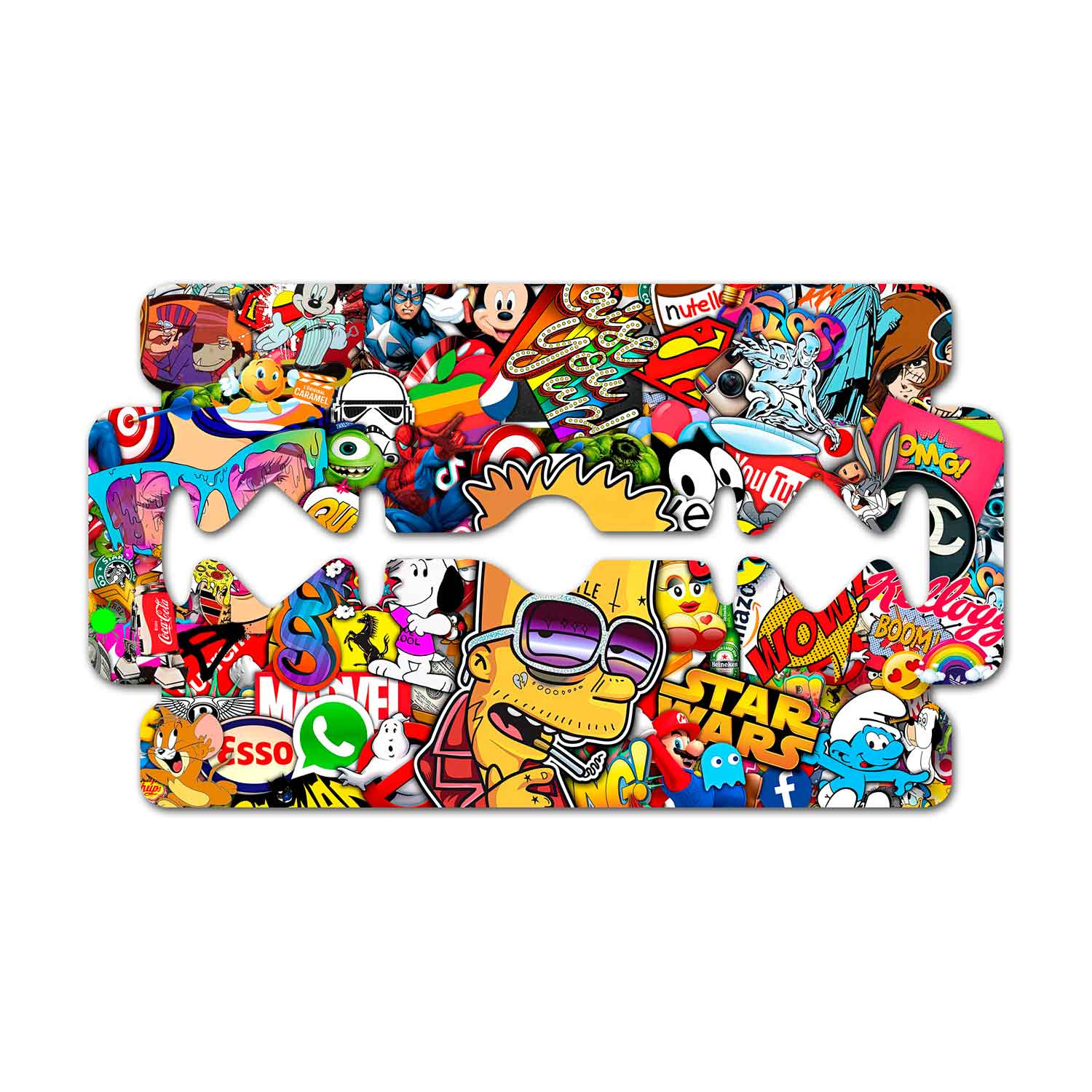 Lascaz, Razor pop, painting - Artalistic online contemporary art buying and selling gallery