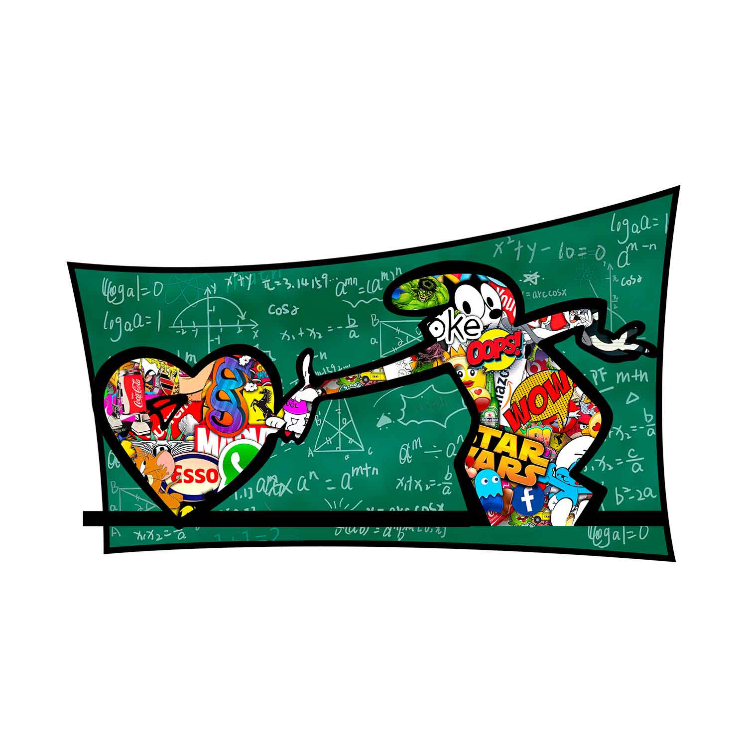 Lascaz, Lalinea I, painting - Artalistic online contemporary art buying and selling gallery