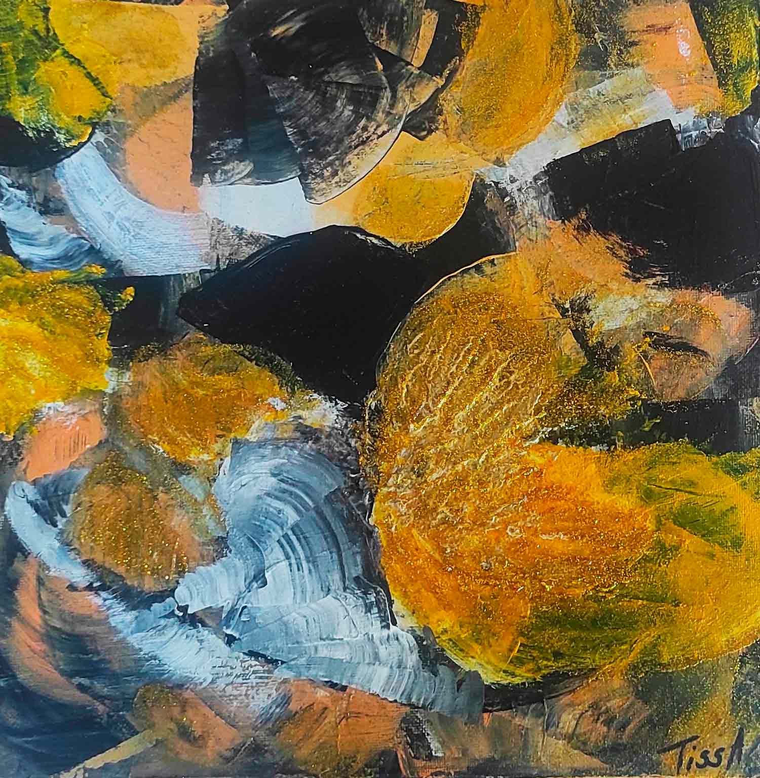 Tissa, Looking for the nest, painting - Artalistic online contemporary art buying and selling gallery