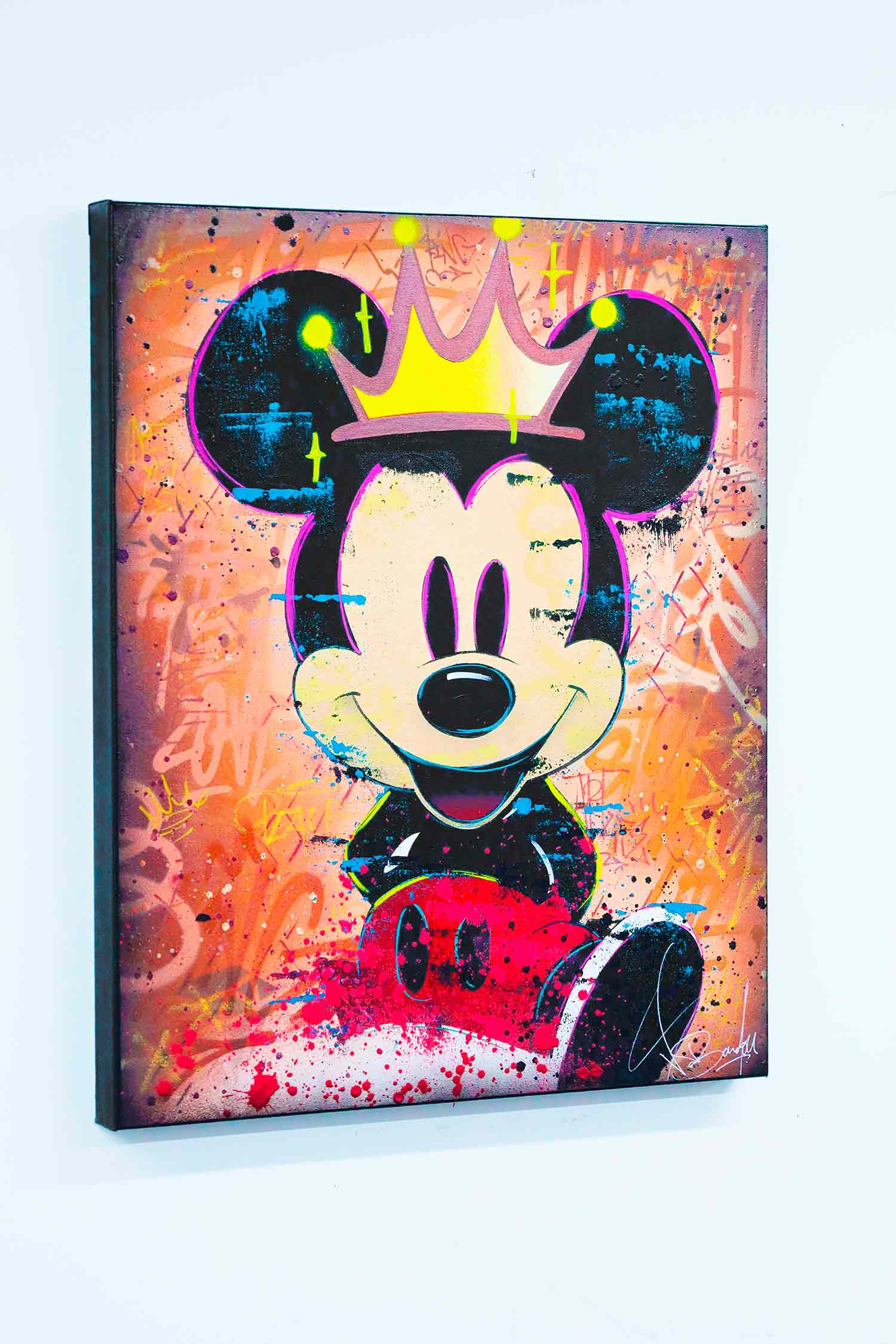 Vincent Bardou, Mickey mouse art pop, painting - Artalistic online contemporary art buying and selling gallery