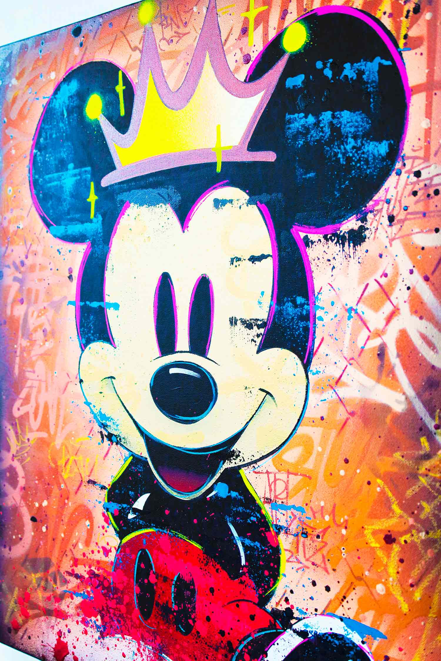 Vincent Bardou, Mickey mouse art pop, painting - Artalistic online contemporary art buying and selling gallery