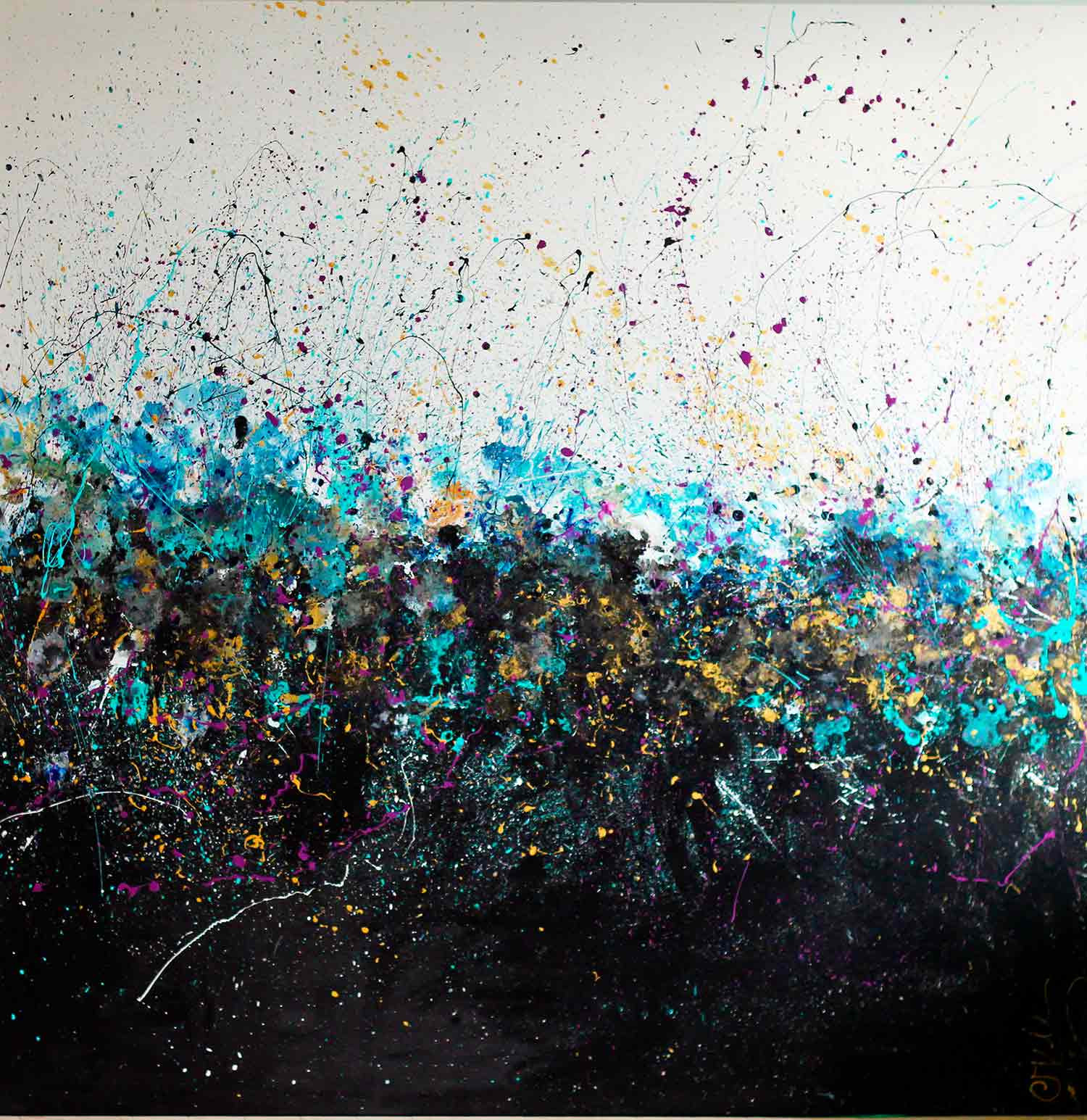 Caroline Vis, Phenomenal Black & White XXL, painting - Artalistic online contemporary art buying and selling gallery