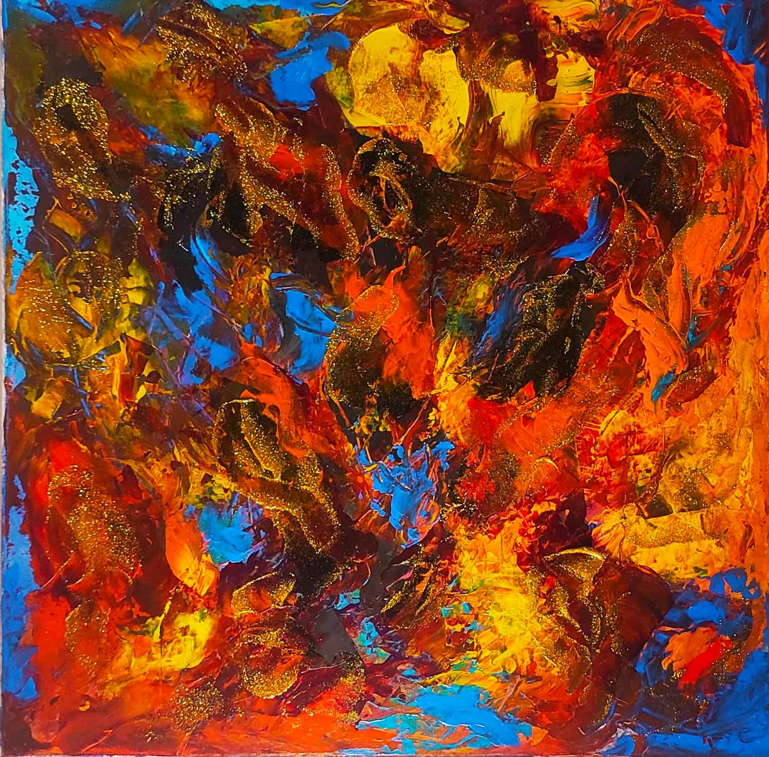 Tissa, Autumn is approaching, painting - Artalistic online contemporary art buying and selling gallery
