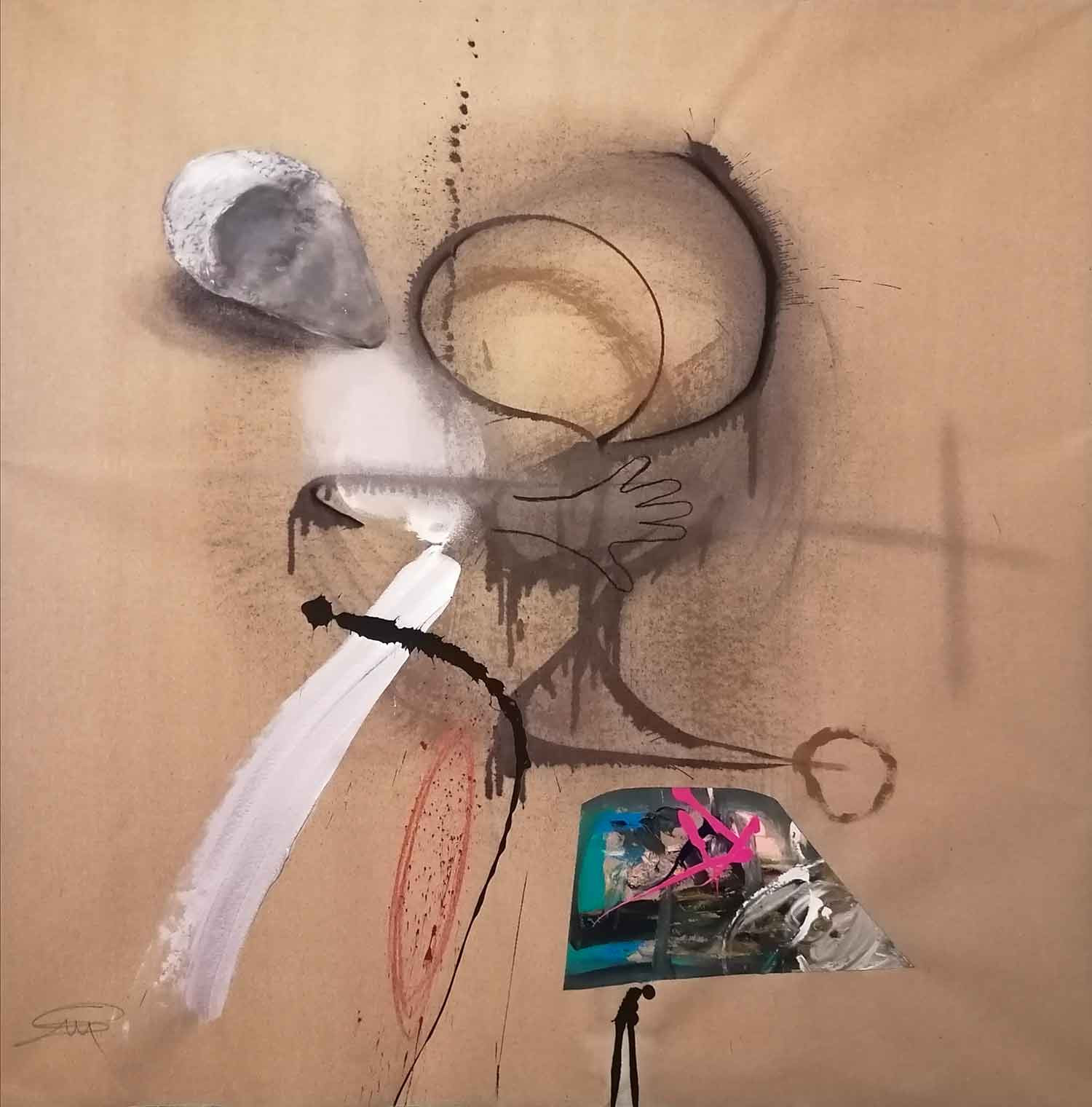 Stefano Mazzolini, Calisto, painting - Artalistic online contemporary art buying and selling gallery