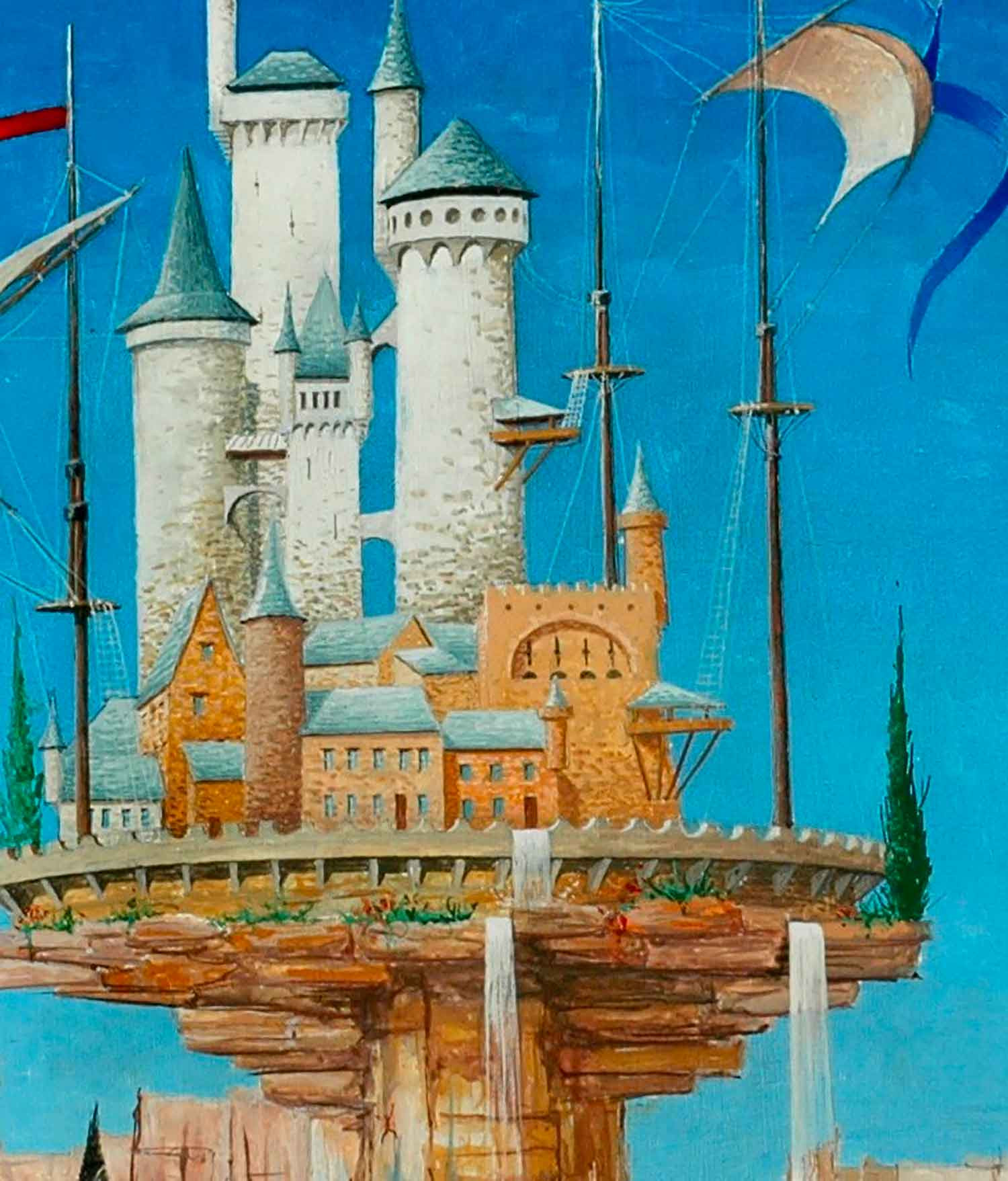 Michel Michaux, Salut les amis, on rentre, painting - Artalistic online contemporary art buying and selling gallery